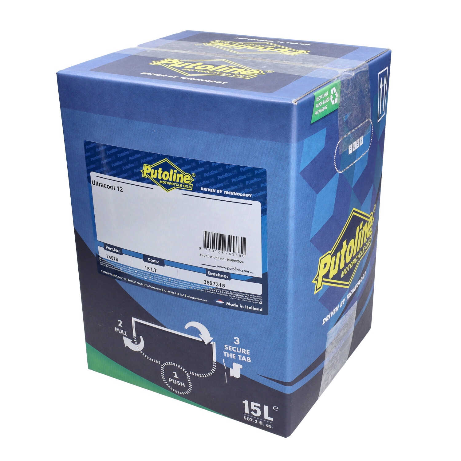 Koelvloeistof Putoline Bag-in-box Ultracool 12 15l 74576 - Afbeelding 2