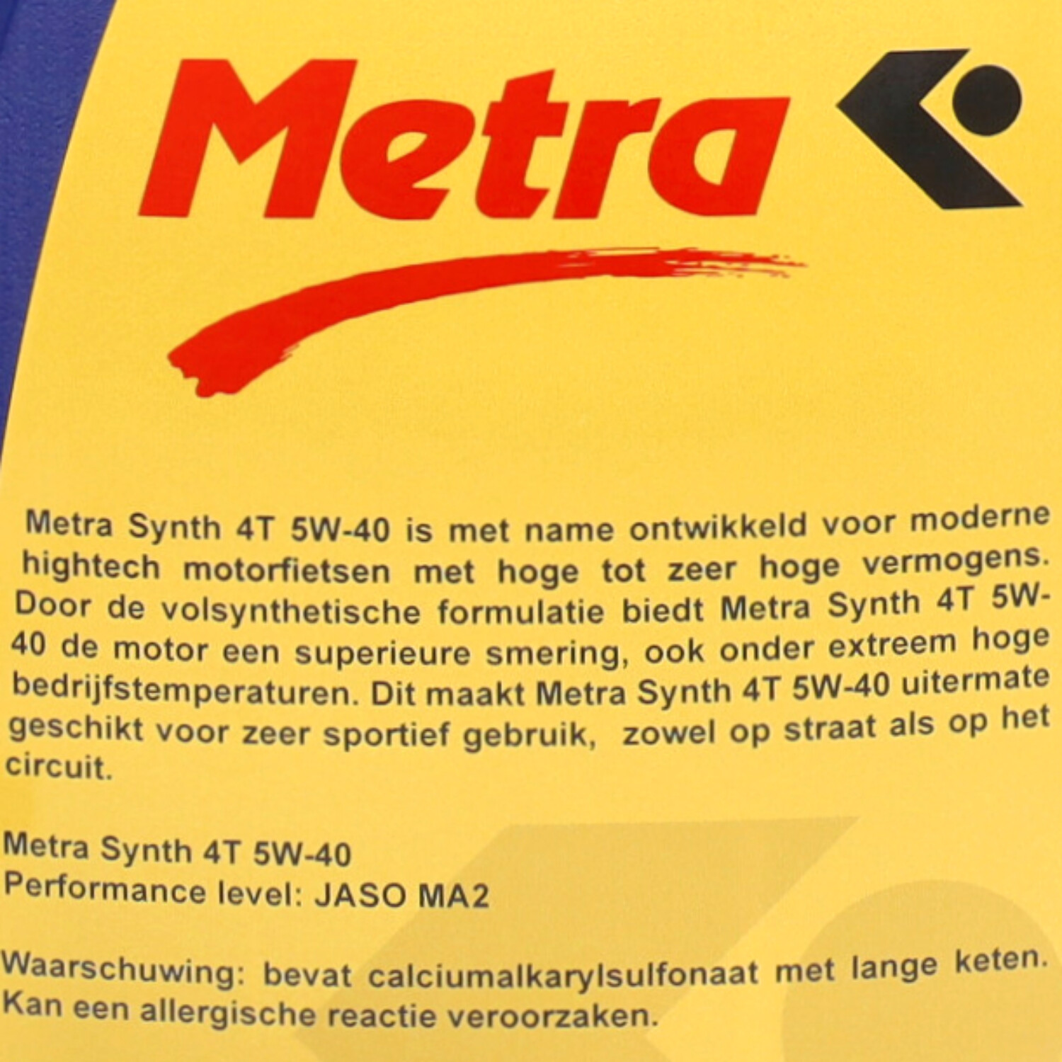 Motorolie 5W40 synthetisch metra oil alleen levering NL 60l vat - Afbeelding 3