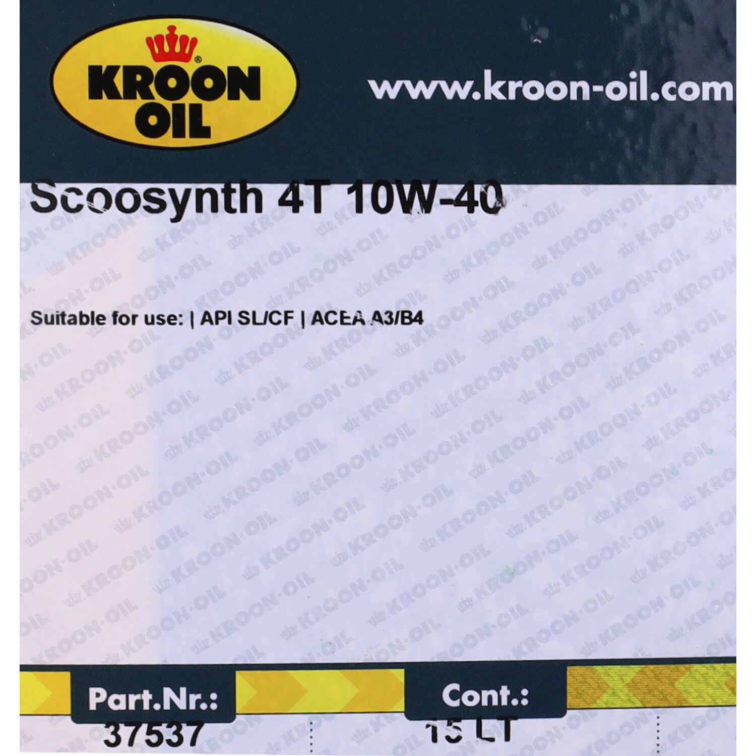 Motorolie kroon 10W40 scooter 15l 4-takt - Afbeelding 2