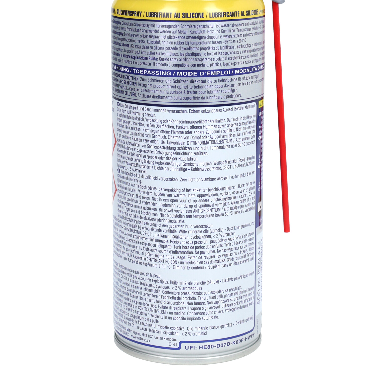 Siliconespray Wd40 Smart Straw 400ml Spuitbus 49389 - Afbeelding 4