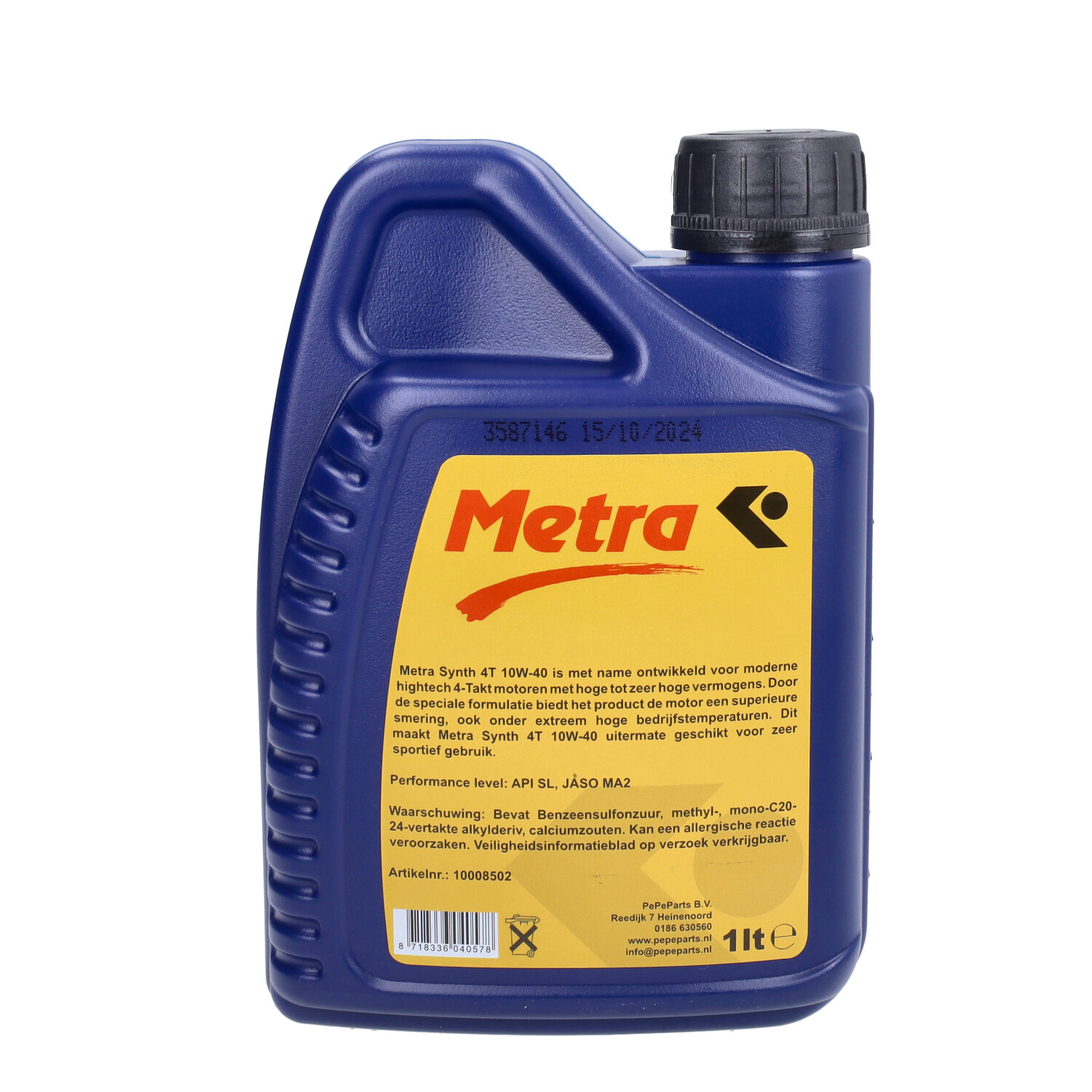 Motorolie Metrakit 10w40 Half Synth 1l Fles - Afbeelding 3