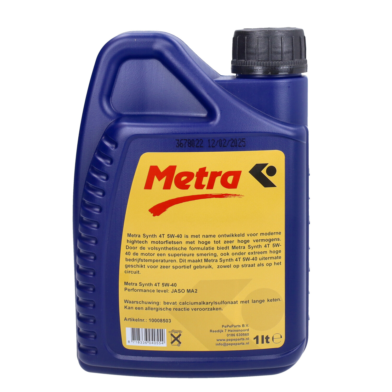 Motorolie Metrakit 5w40 Synthetisch (vespa) 1l Fles - Afbeelding 3