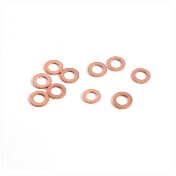 Rood-Koperen Ring 8x14mm 10stuks - Bollard