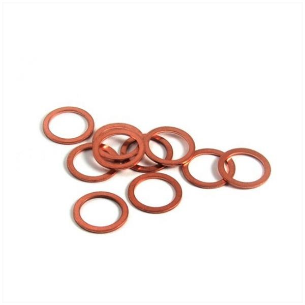 Rood-Koperen Ring 18x22mm 10stuks - Bollard