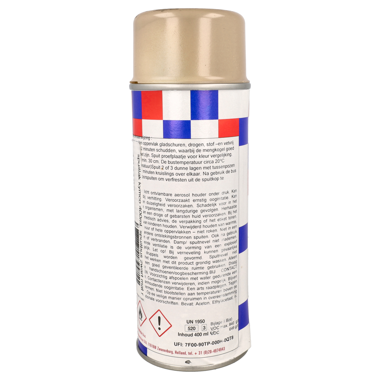 Spuitlak Quick Licht Bruin / Mocca Kymco 400ml Sento - Afbeelding 3