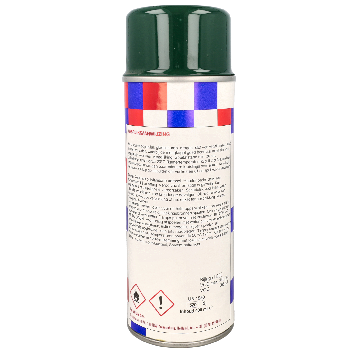 Spuitlak Quick Euro-4 Kymco 400ml Groen Agility Fr - Afbeelding 3