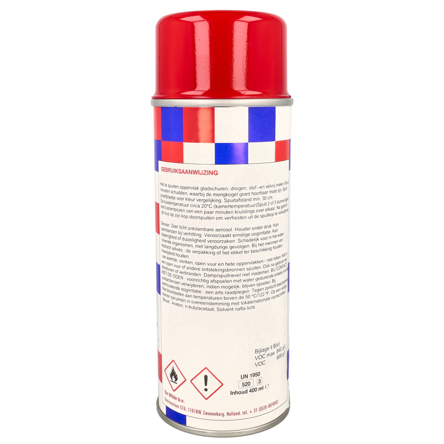 Spuitlak Quick Kymco 400ml Rood Agility 16inch, New Like - Afbeelding 3