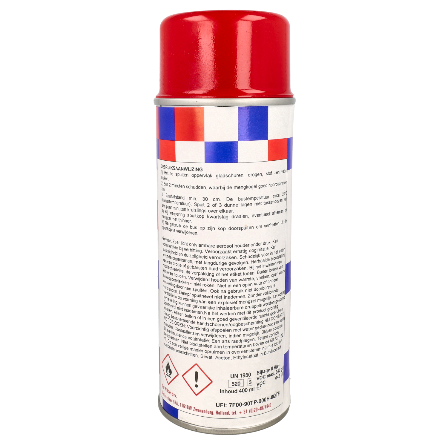 Spuitlak Quick Rood 894 400ml Spuitbus Primavera, Sprint, Vespa Lx, Zip - Afbeelding 3