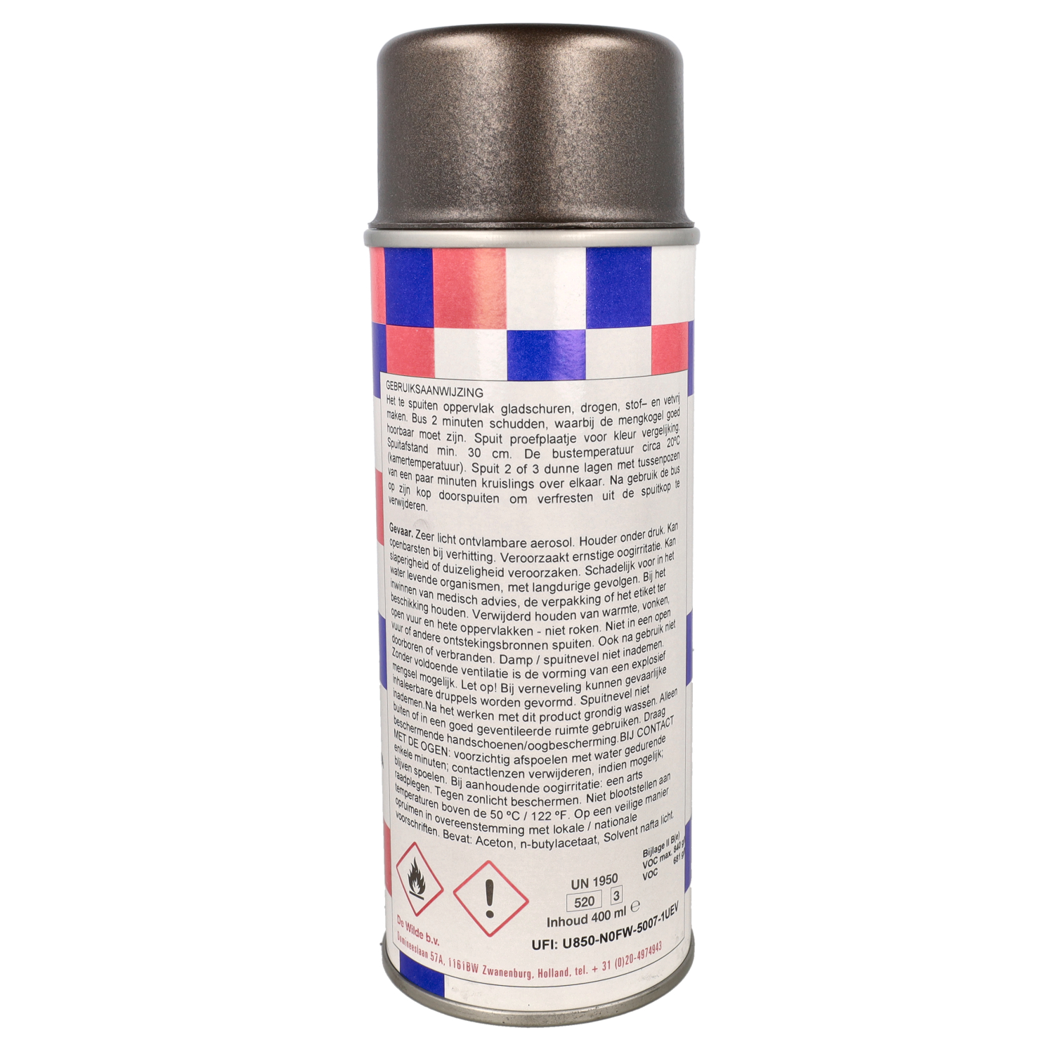 Spuitlak Quick Bruin 129/a Vespa 400ml Spuitbus Primavera, Sprint - Afbeelding 3
