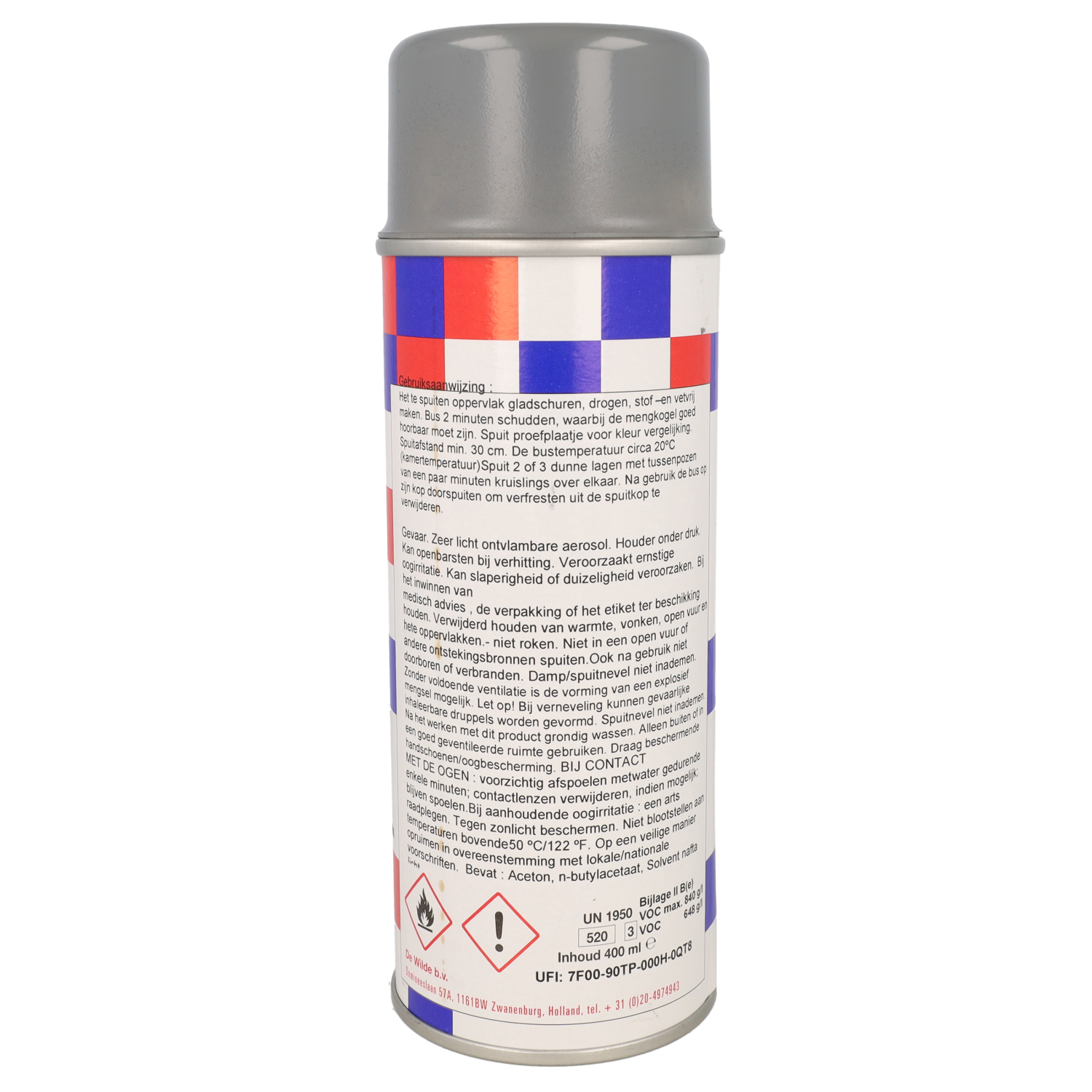 Spuitlak Quick Nardo Grijs 715/c Lucido Vespa 400ml Spuitbus Sprint - Afbeelding 3