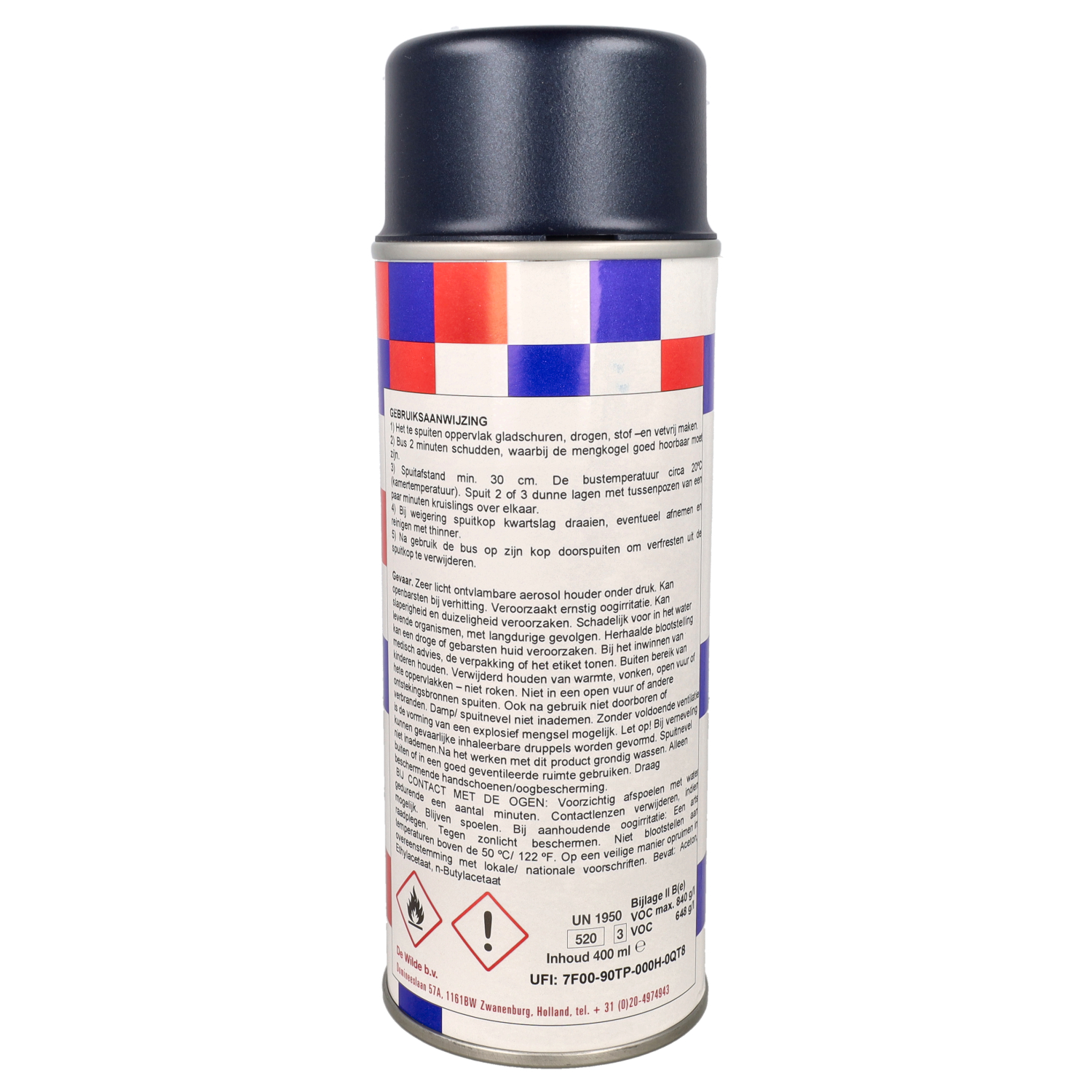 Spuitlak Quick Blauw Mat 282/a Vespa 400ml Sprint - Afbeelding 3