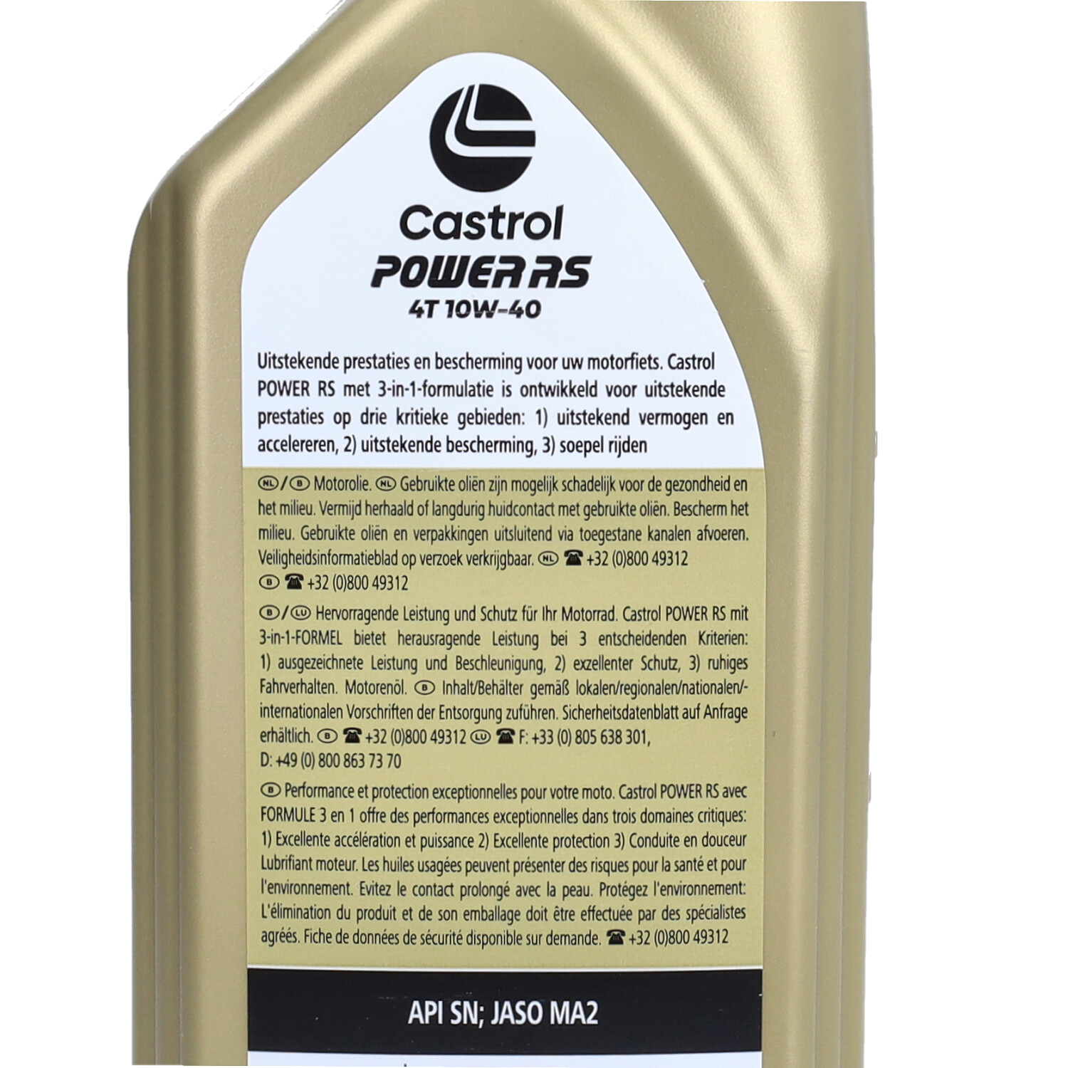 Motorolie Castrol 10w40 4t Power Rs 1l 15f533 - Afbeelding 4