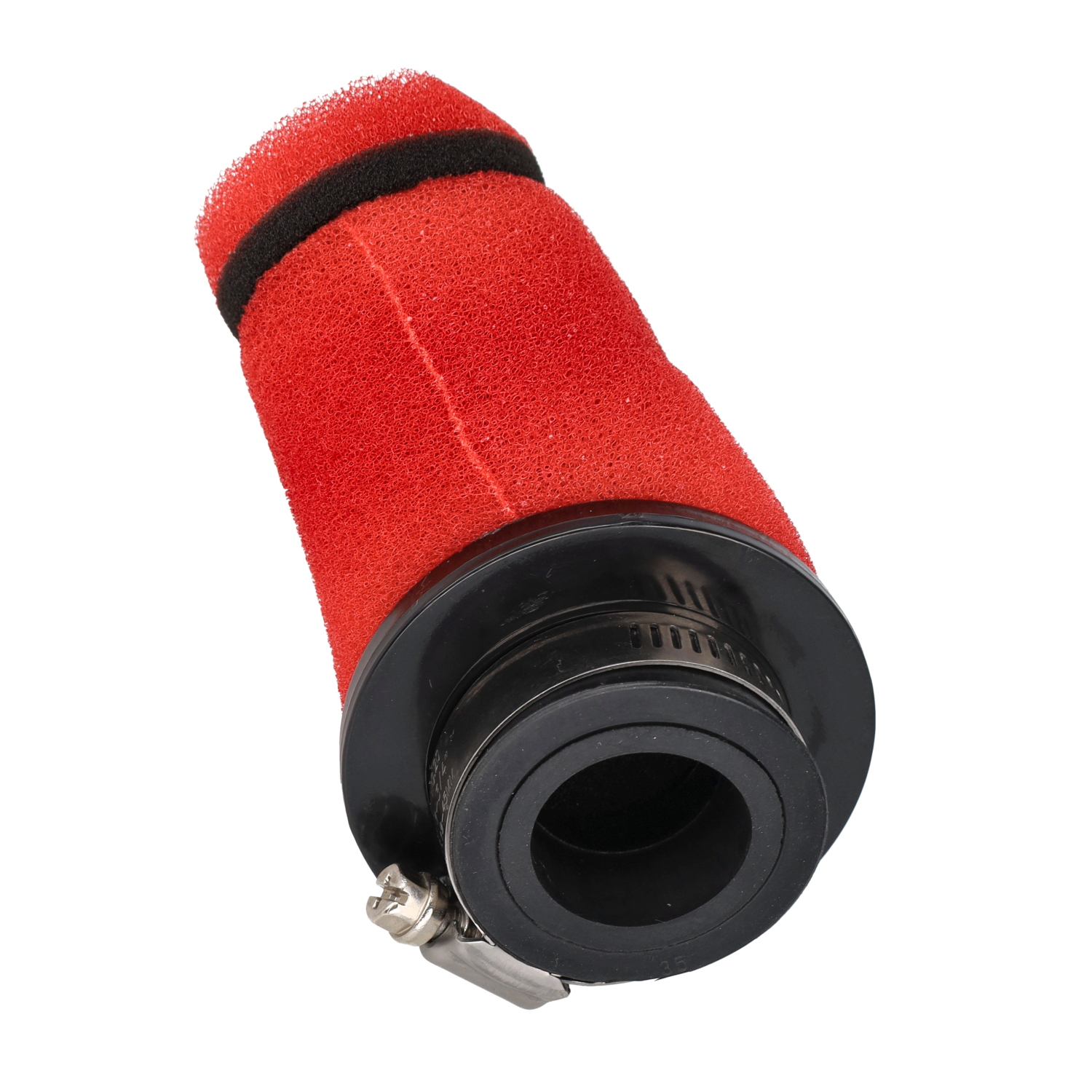 Powerfilter Recht Universeel Diameter 28-35mm Foam Rood - Afbeelding 3