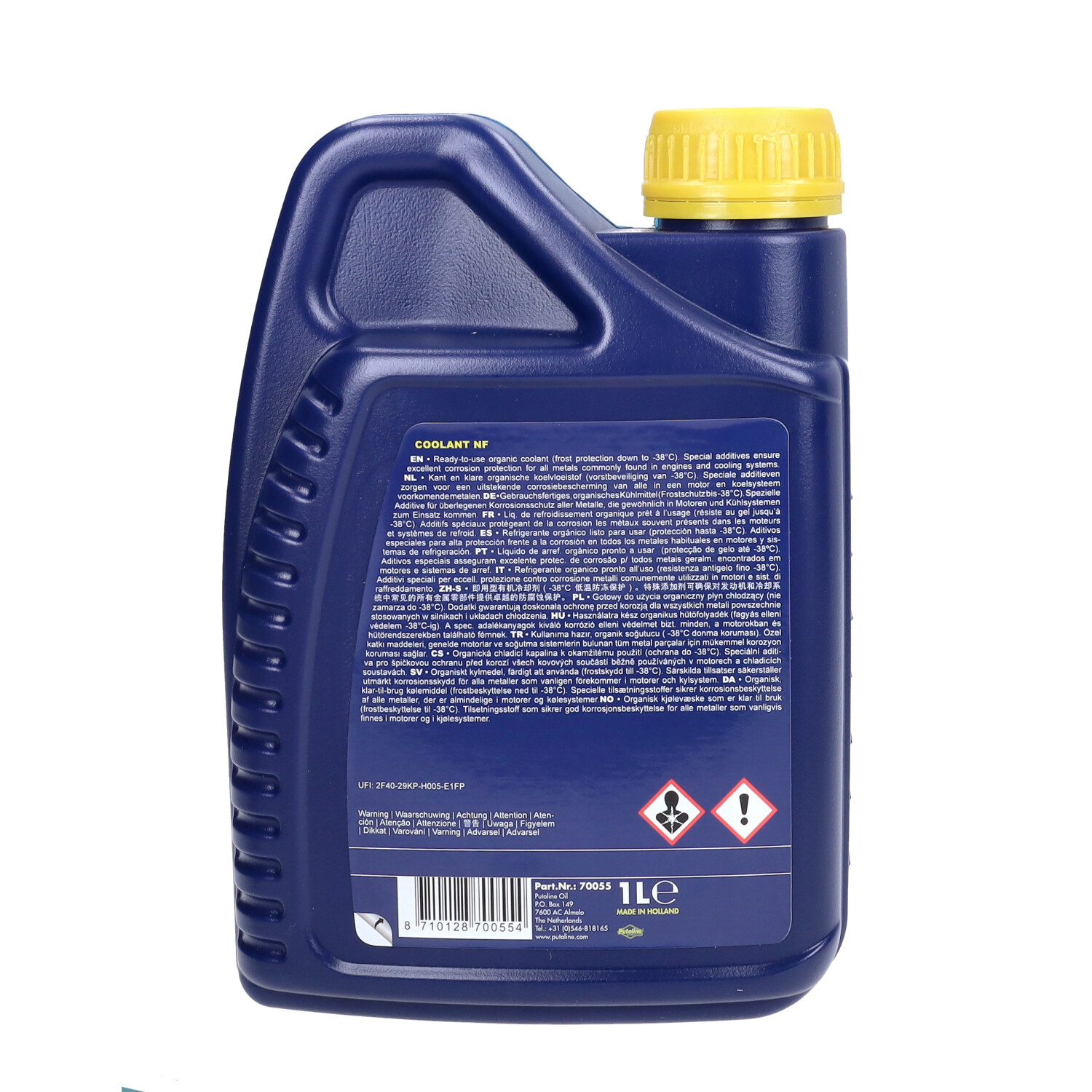 Koelvloeistof Putoline Coolant Nf -38°c 1l Fles 70055 - Afbeelding 3