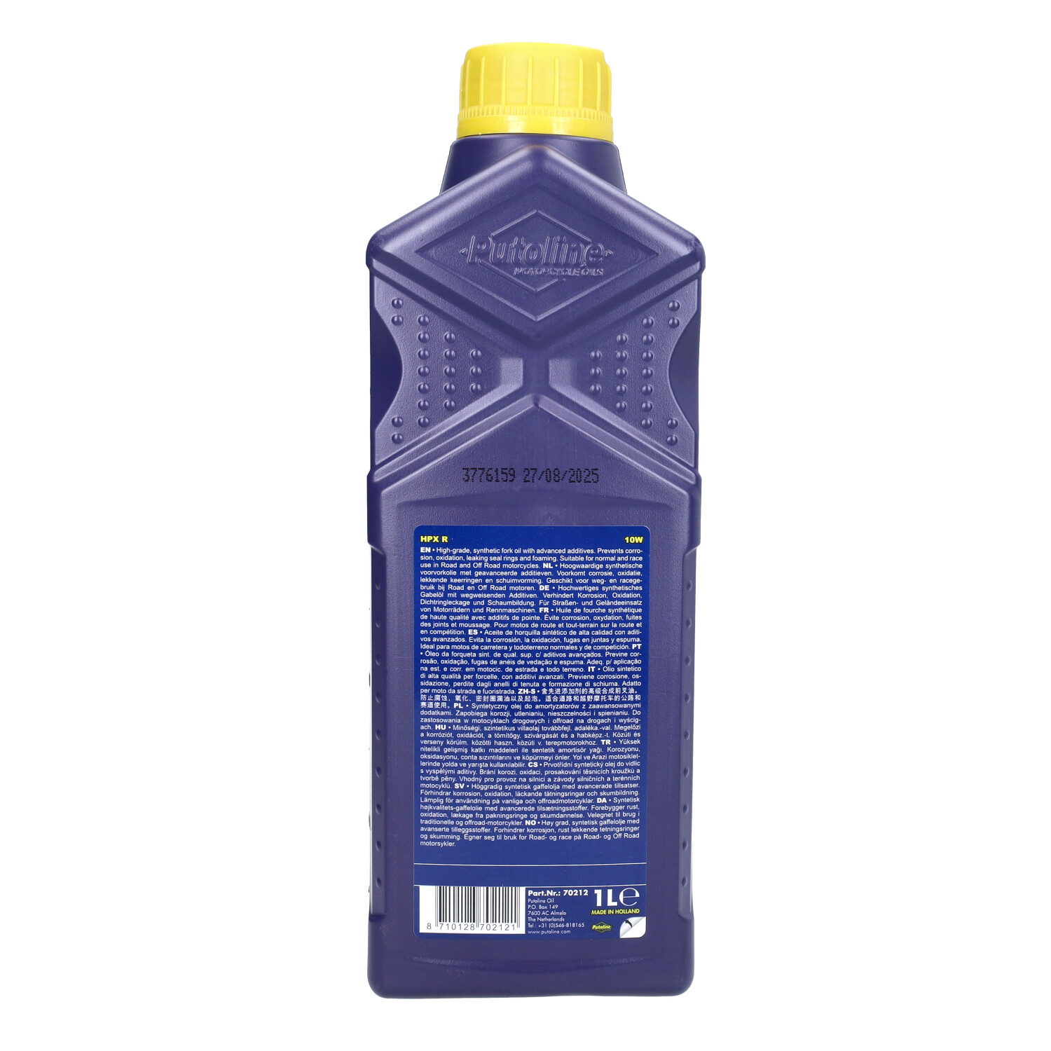 Voorvorkolie Putoline Hpx R 10w 1l Fles 70212 - Afbeelding 3
