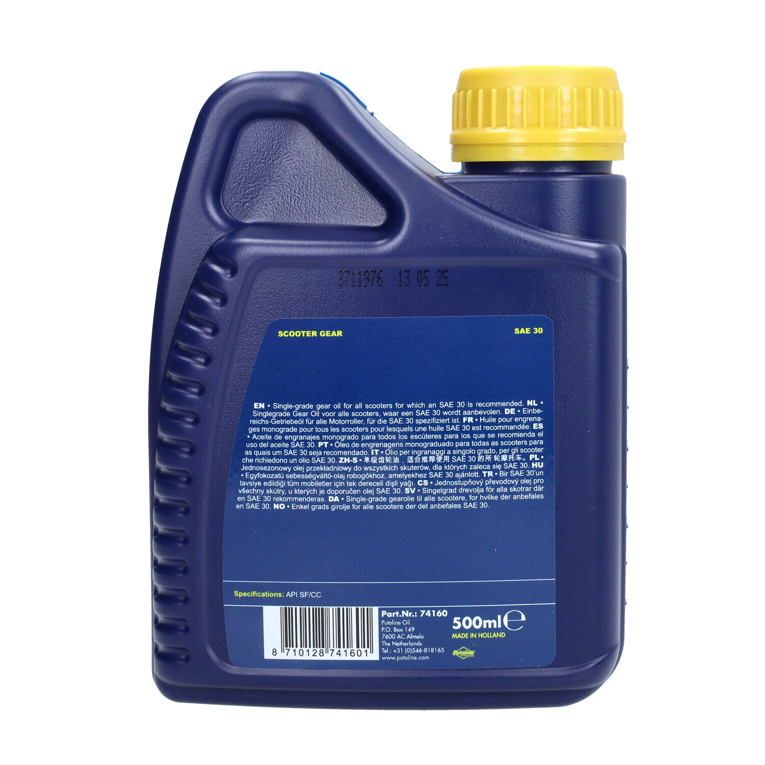 Transmissie-olie Putoline Sae-30 500ml Fles Vespa 74160 - Afbeelding 3
