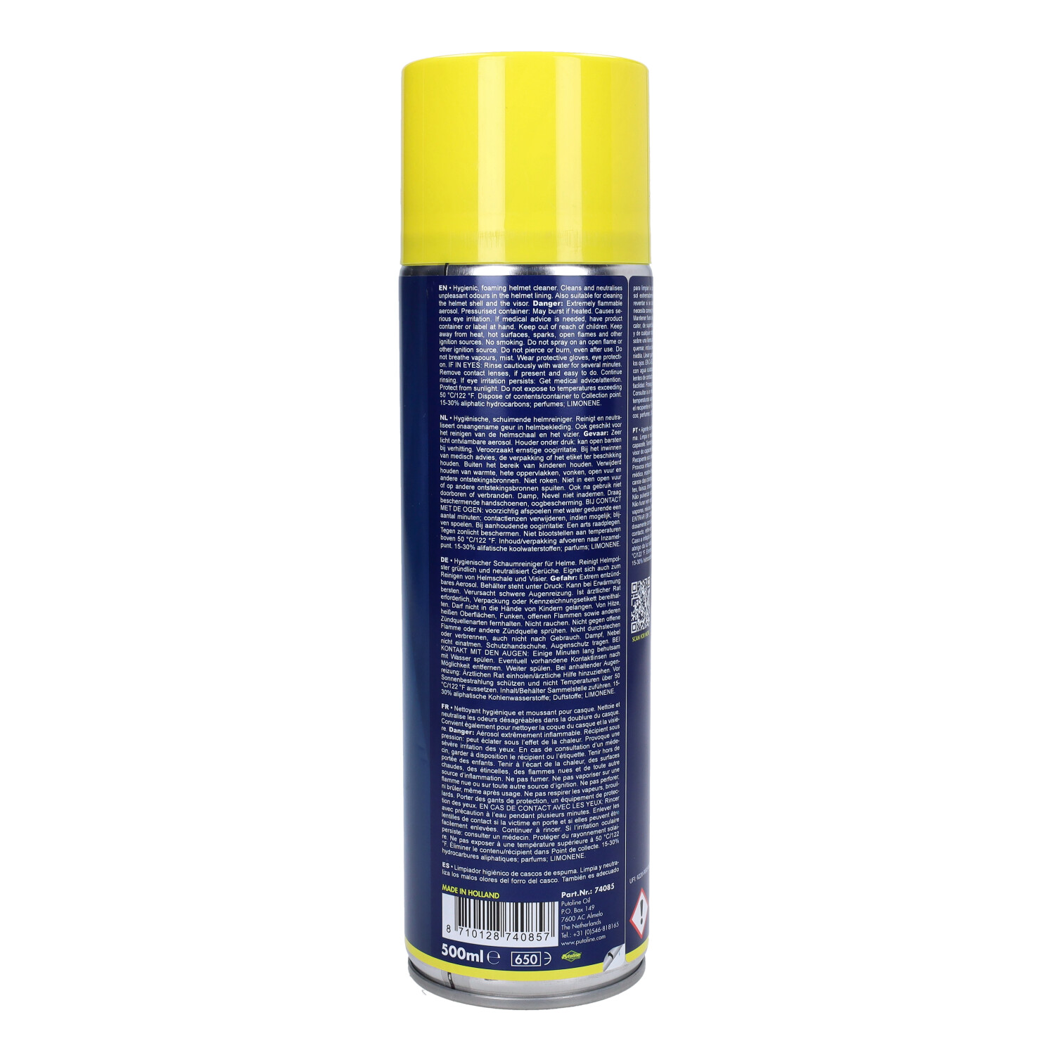 Helmreiniger Putoline Spuitbus Sanitizer 500ml 74085 - Afbeelding 3