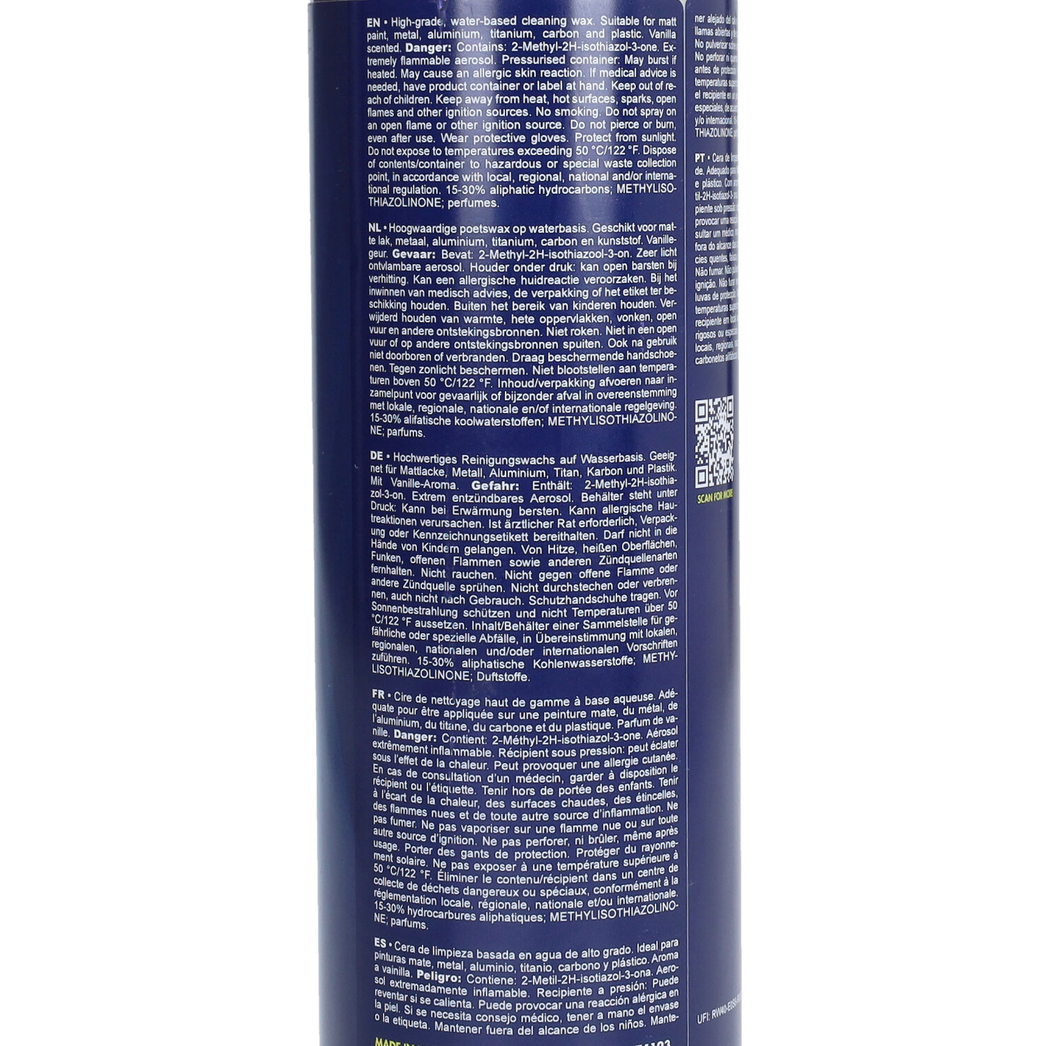 Poetsmiddel Putoline Wax Voor Matte Lak 500ml Spuitbus 74193 - Afbeelding 3