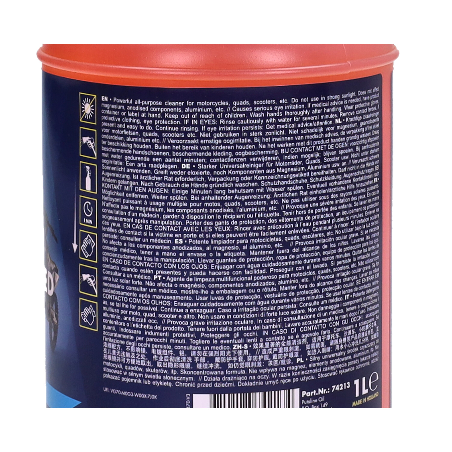 Schoonmaakspray Putoline Put Off 1l Fles 74213 - Afbeelding 3