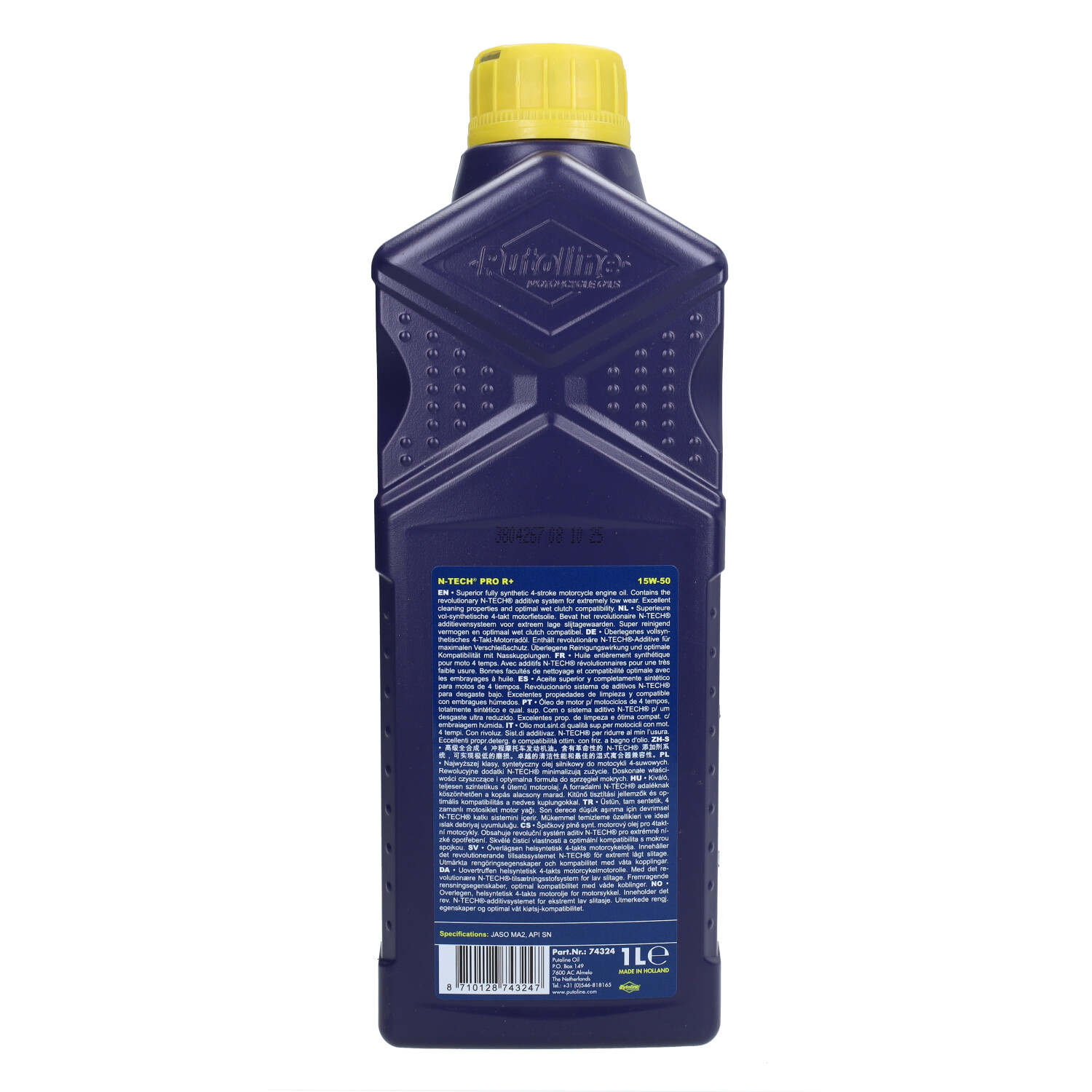 Motorolie Putoline 15w50 N-tech (schakel) 1l Fles 74324 - Afbeelding 3