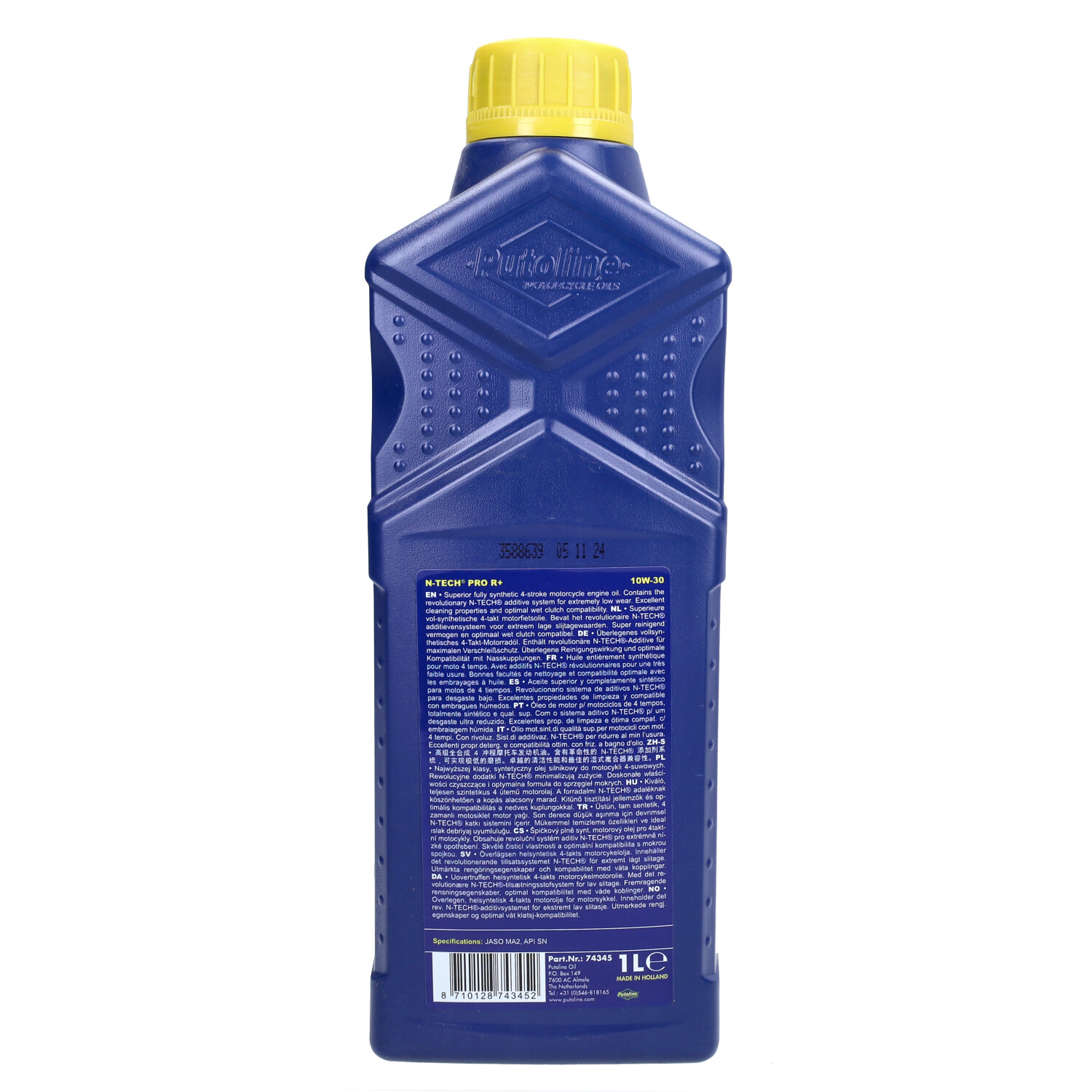 Motorolie Putoline 10w30 N-tech 1l Fles 74345 - Afbeelding 3