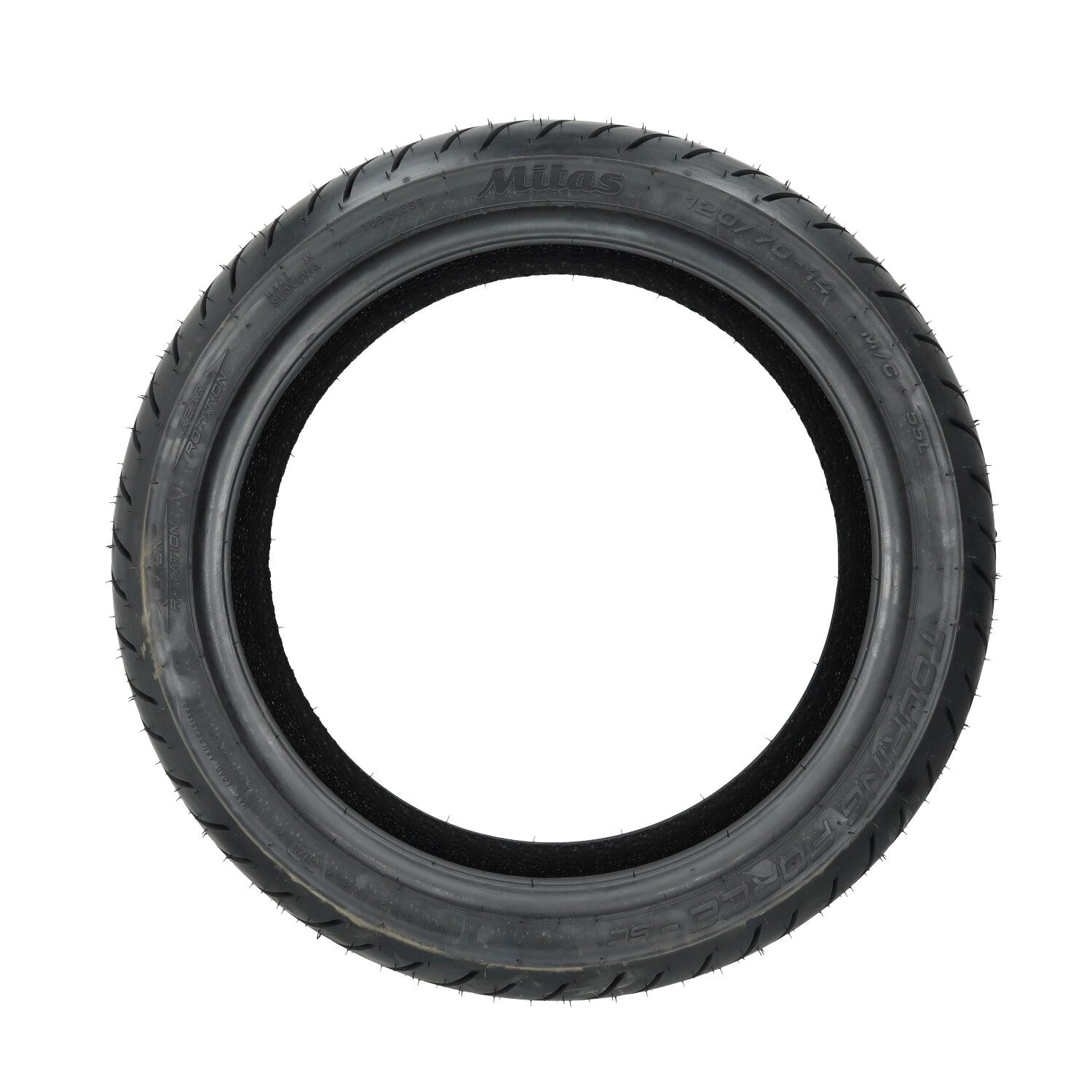 Buitenband Mitas/sava Tl 120/70x14 Touring Force Sc - Afbeelding 2