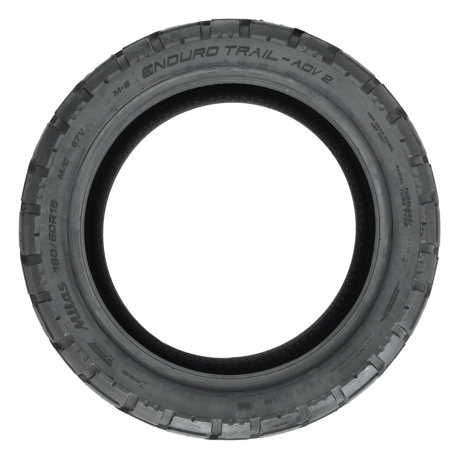 Buitenband Mitas/sava 160/60x15 Ak550, C650gt, T-max, Xadv750 Enduro Trail Adv 2 - Afbeelding 2