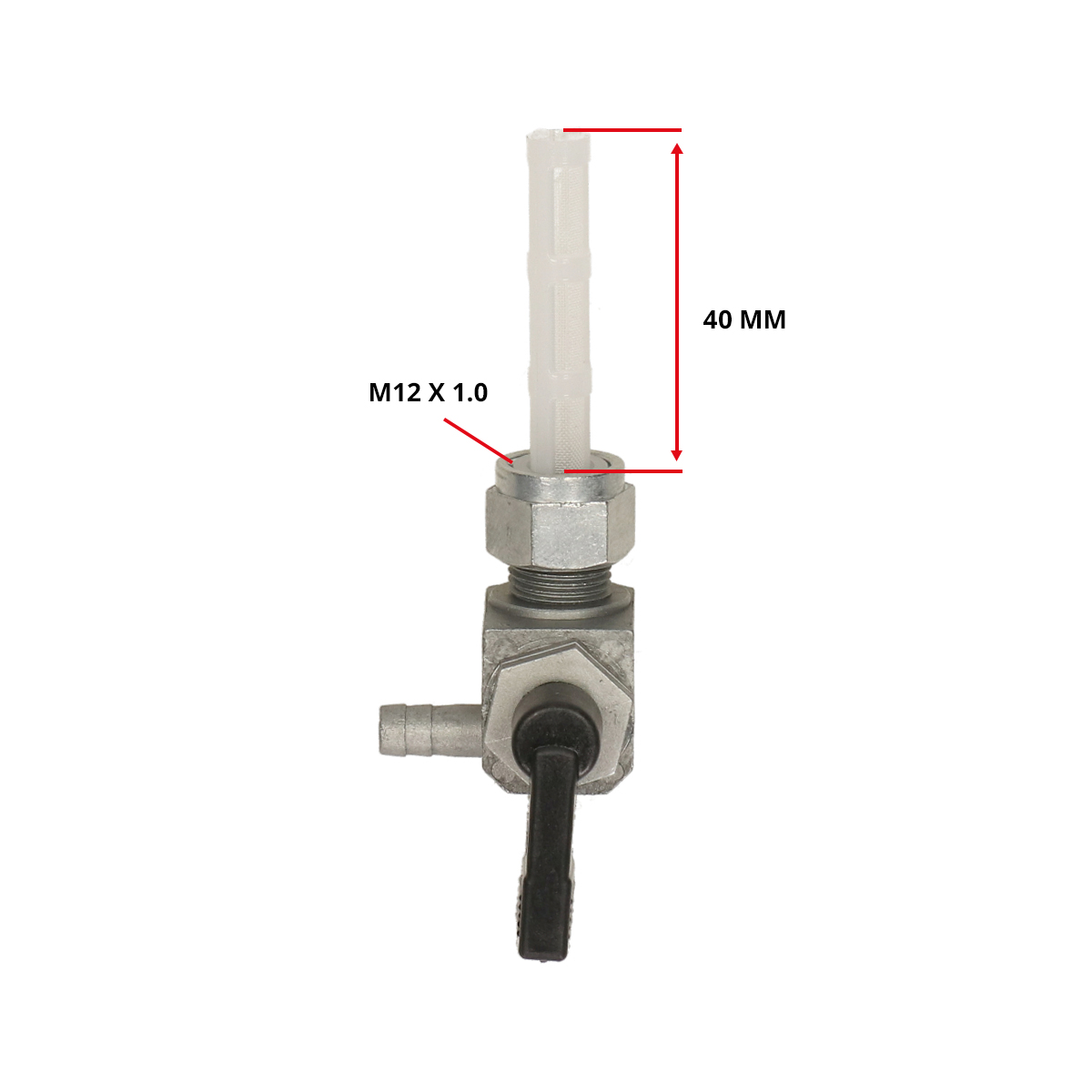 Benzinekraan Omg (made In Italy) M12x1 A3, Tomos A35 - Afbeelding 6