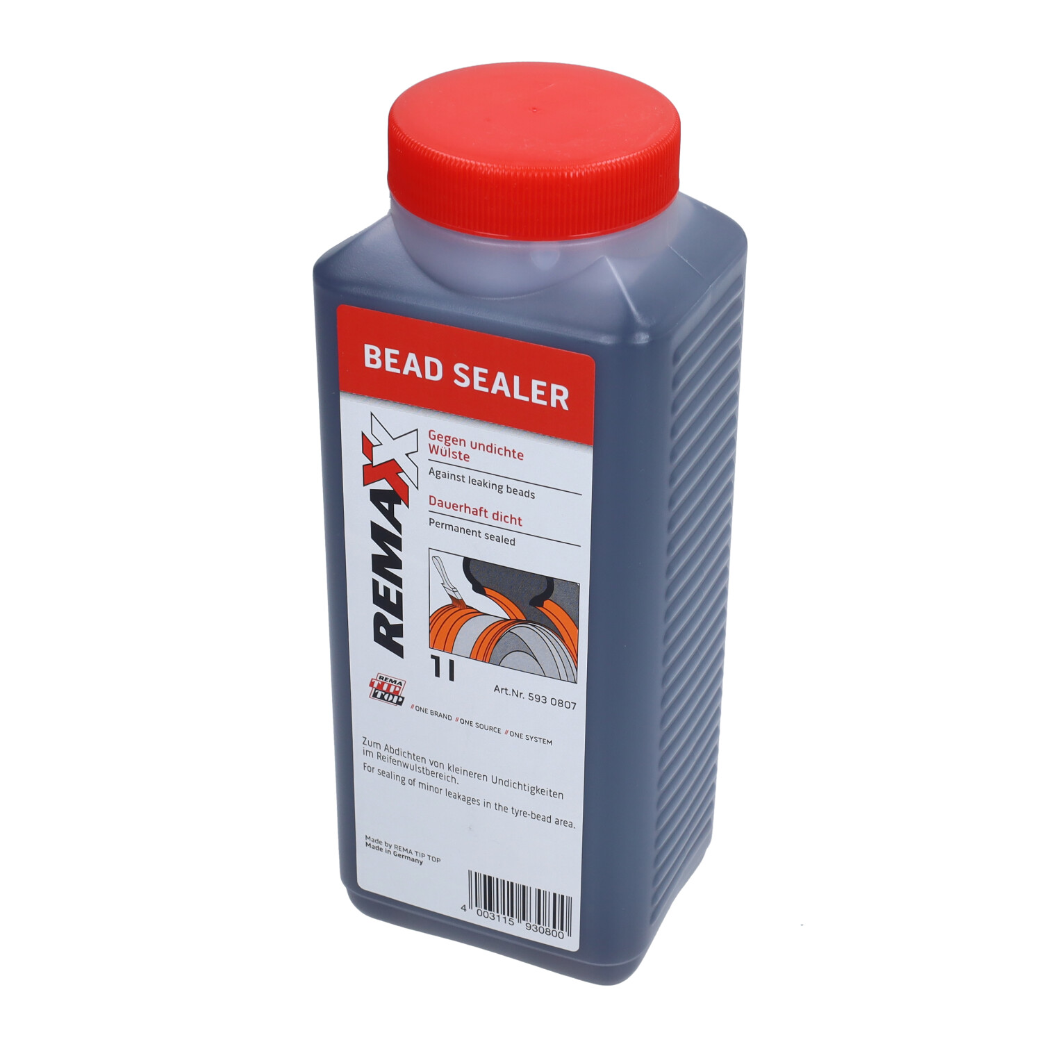 Bandreparatie bead sealer Rema Tiptop 1l fles - Afbeelding 3