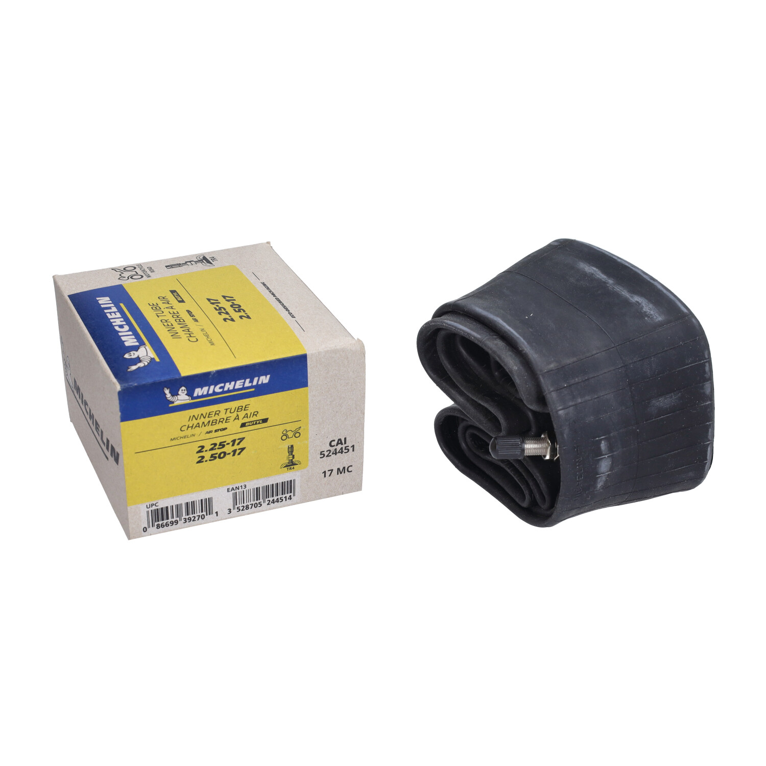 Binnenband Michelin Recht 225/250x17 524451