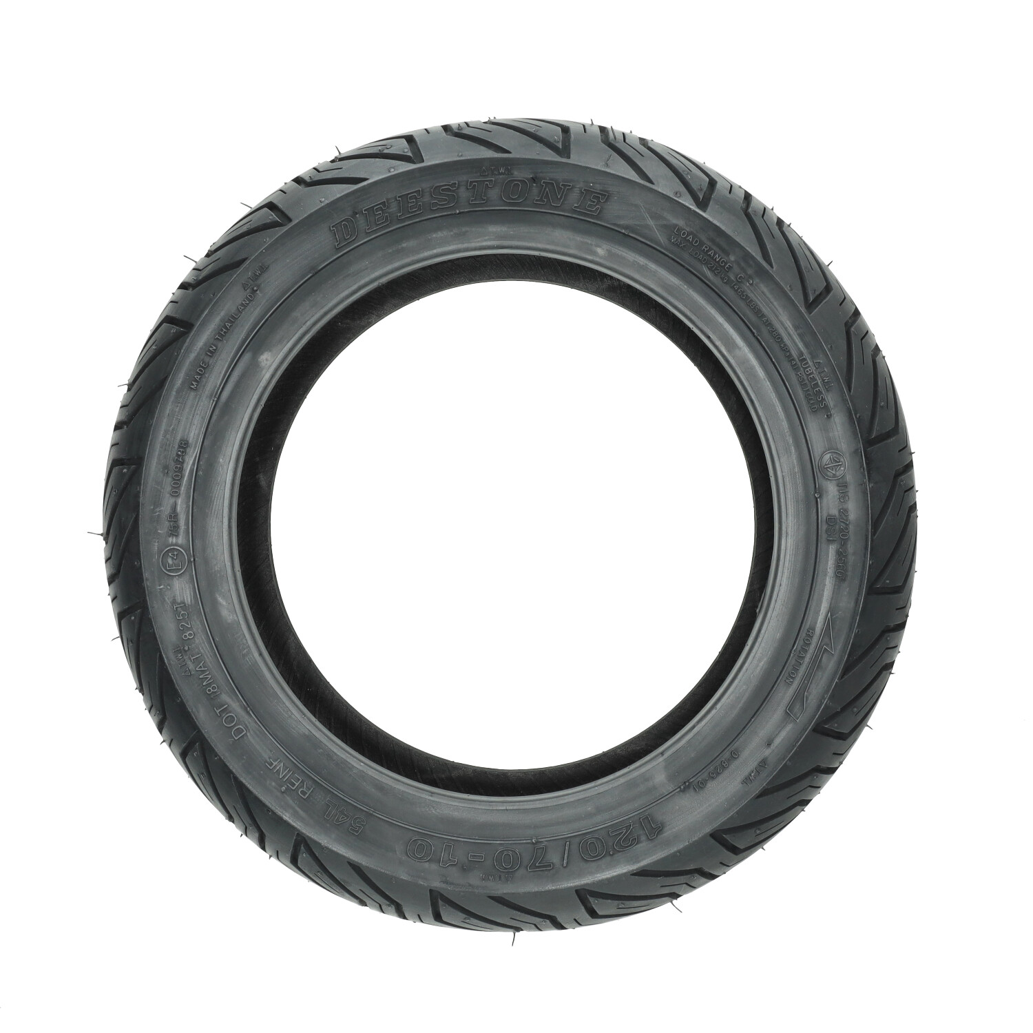Buitenband Deestone Tl Grip X 54l E-mark Eudr 120/70x10 D825/d826 - Afbeelding 3