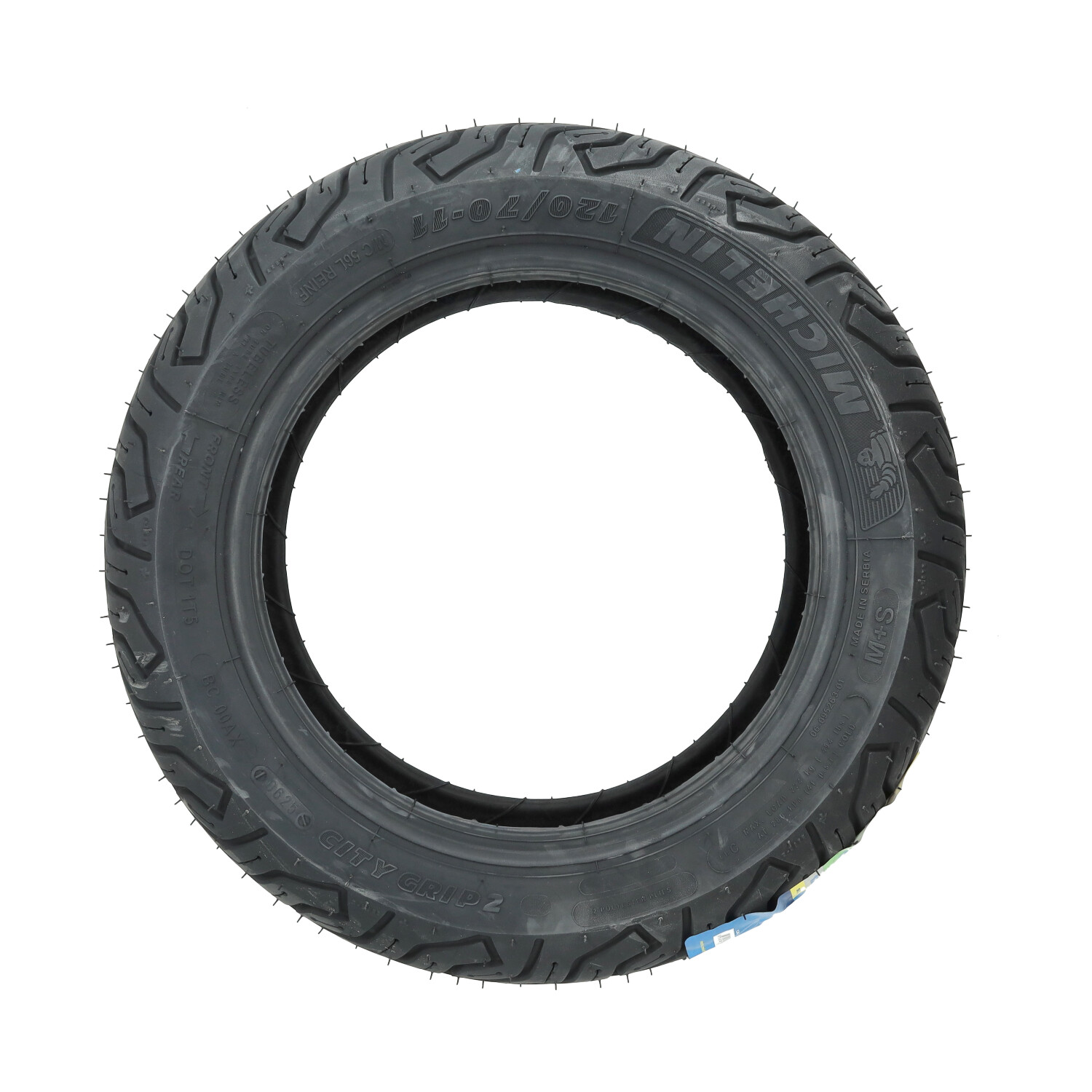 Buitenband Michelin Tl Wegprofiel City Grip 2 120/70x11 - Afbeelding 3