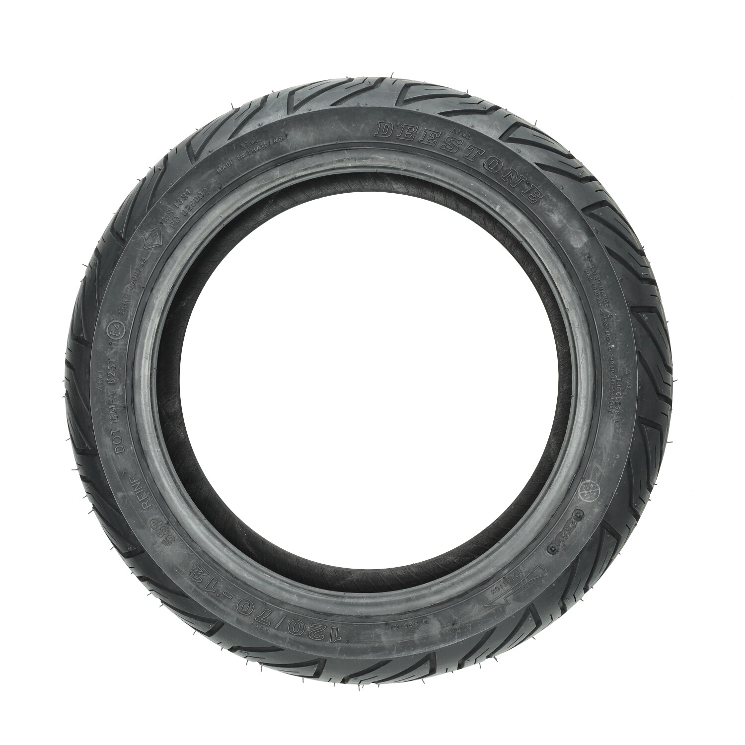 Buitenband Deestone Tl Grip X 58p Eudr 120/70x12 D825e4tl/d826 - Afbeelding 3
