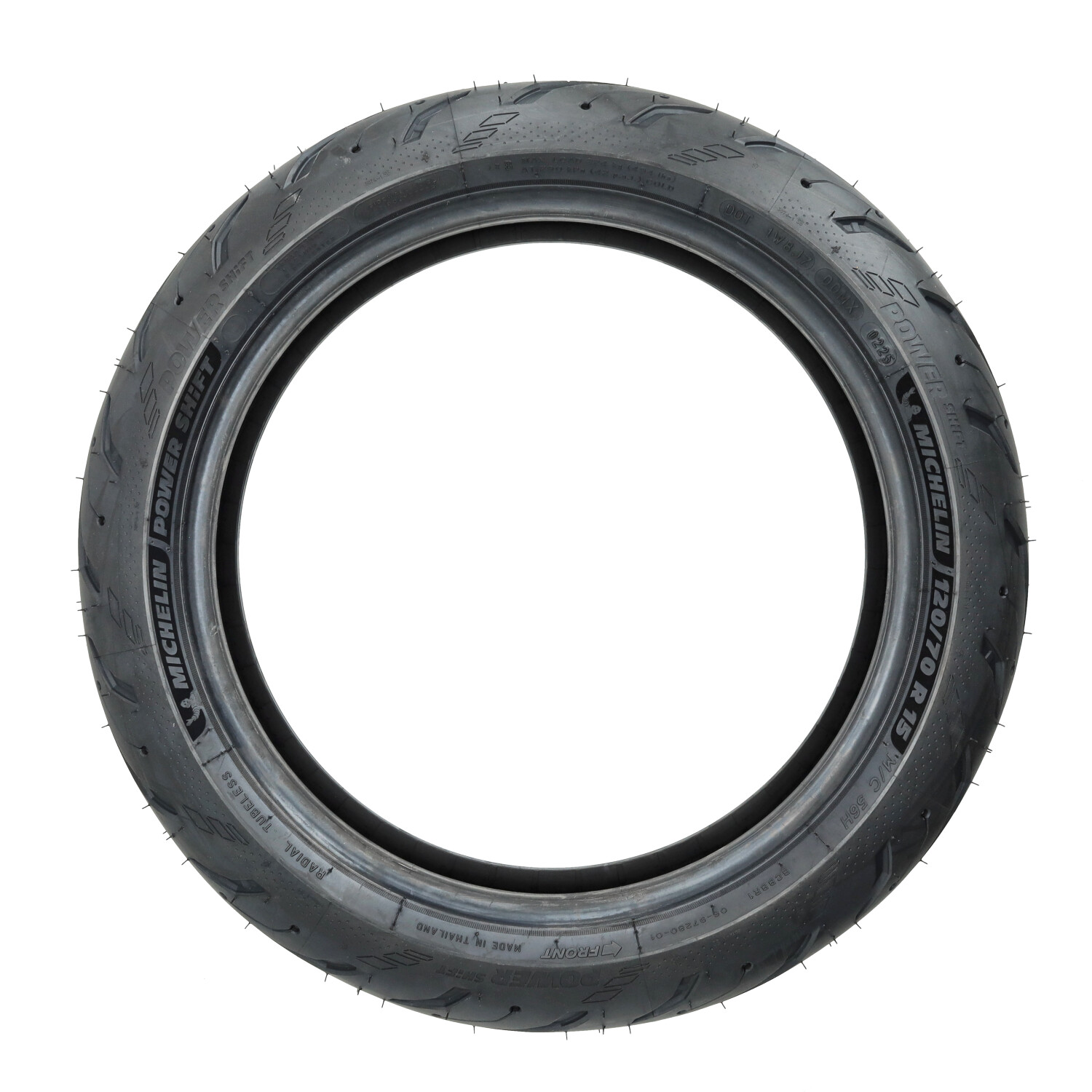 Buitenband Michelin Tl Wegprofiel Power Shift 56h 120/70x15 - Afbeelding 3