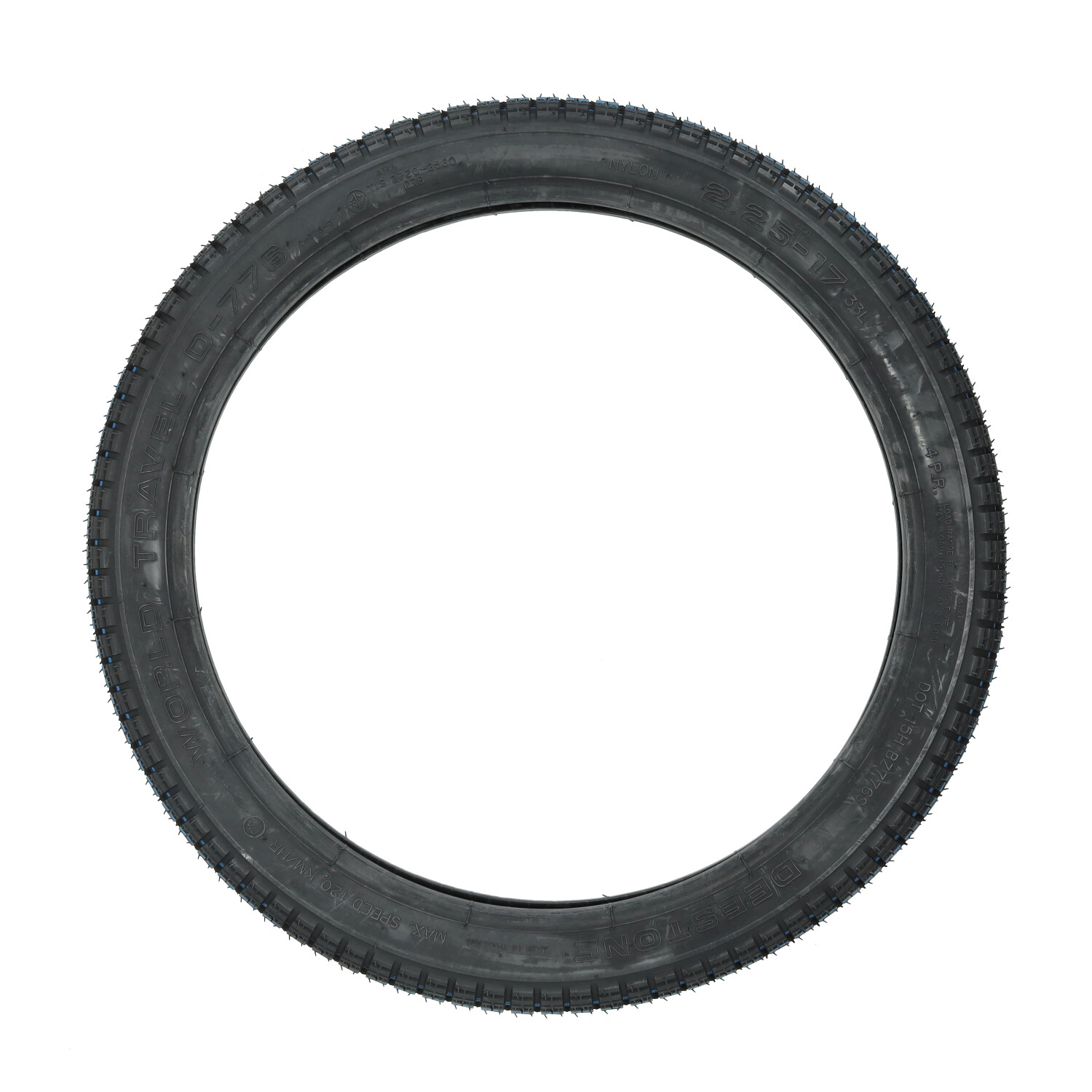 Buitenband Deestone Tt Wegprofiel Eudr 225x17 D776tt - Afbeelding 3