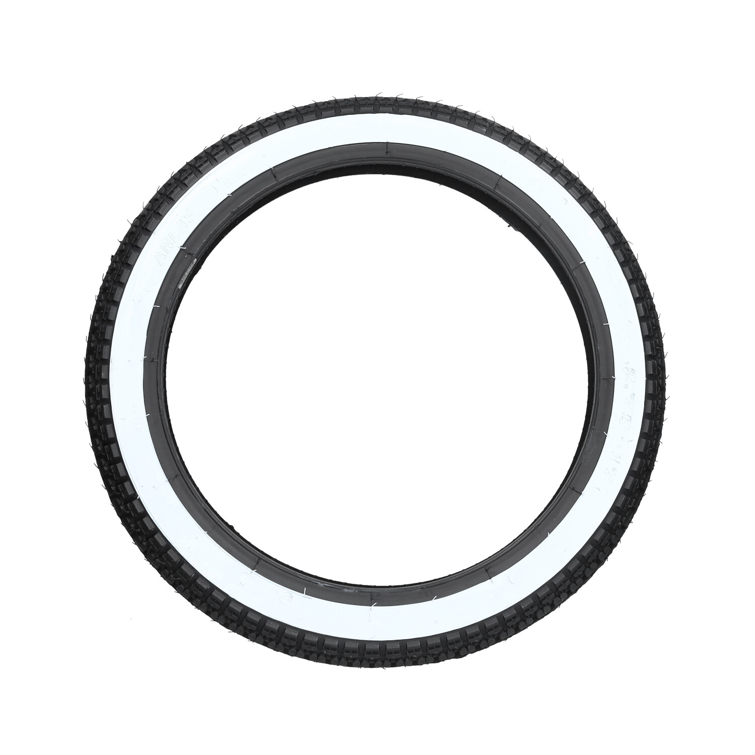 Buitenband Anlas Tt Wegprofiel White Wall Nr-7 275x17 - Afbeelding 3
