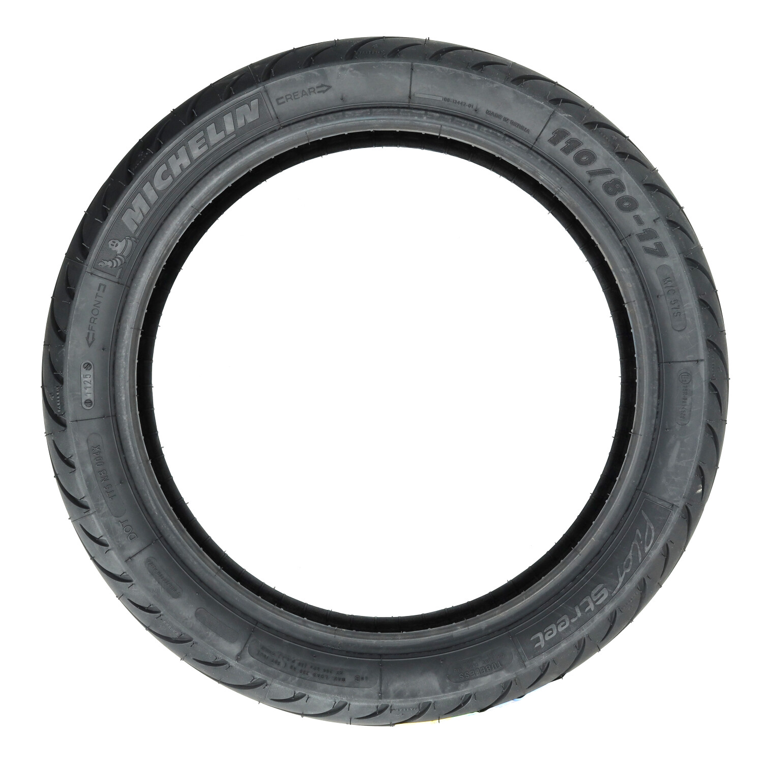 Buitenband Michelin Tl Wegprofiel Pilot Street 110/80x17 - Afbeelding 3