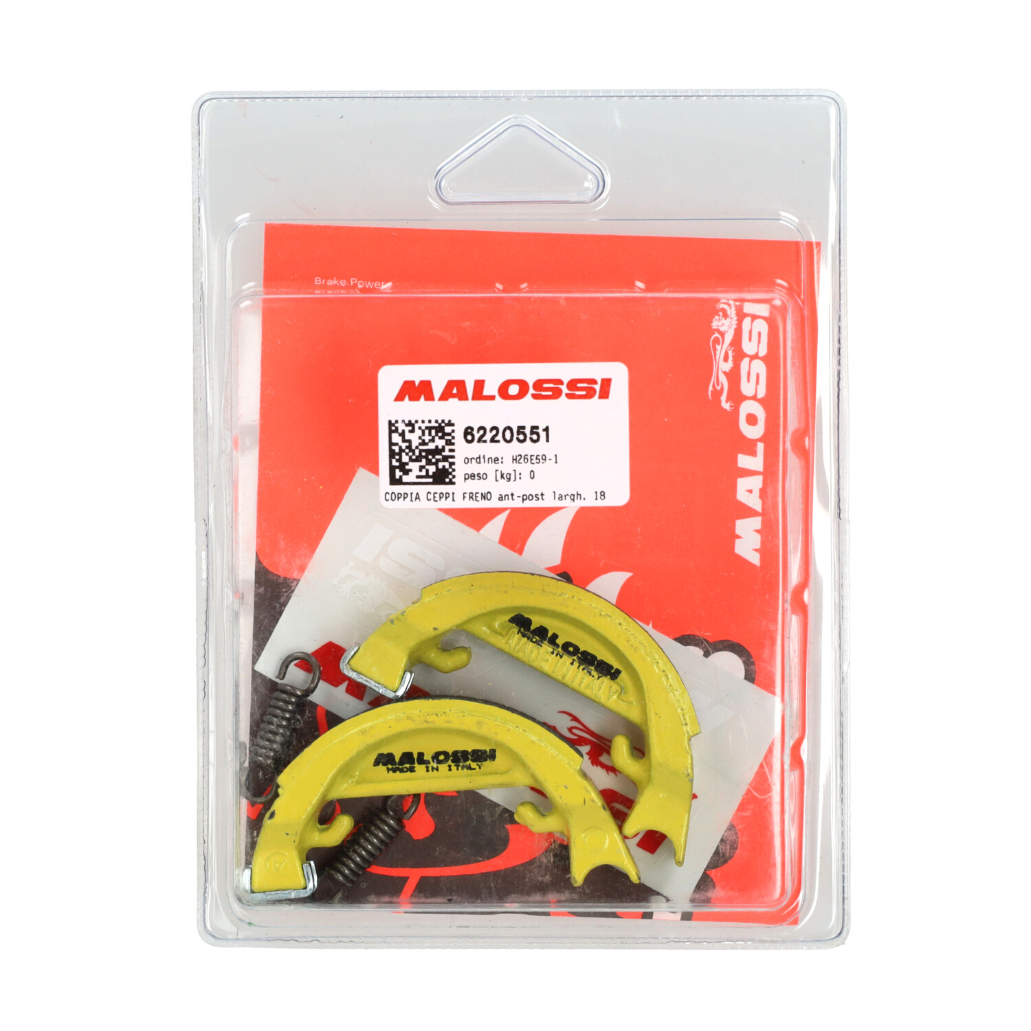 Remsegmentset Malossi Honda 80x18mm Camino, Mbk 51, Peugeot 103 6220551 - Afbeelding 2