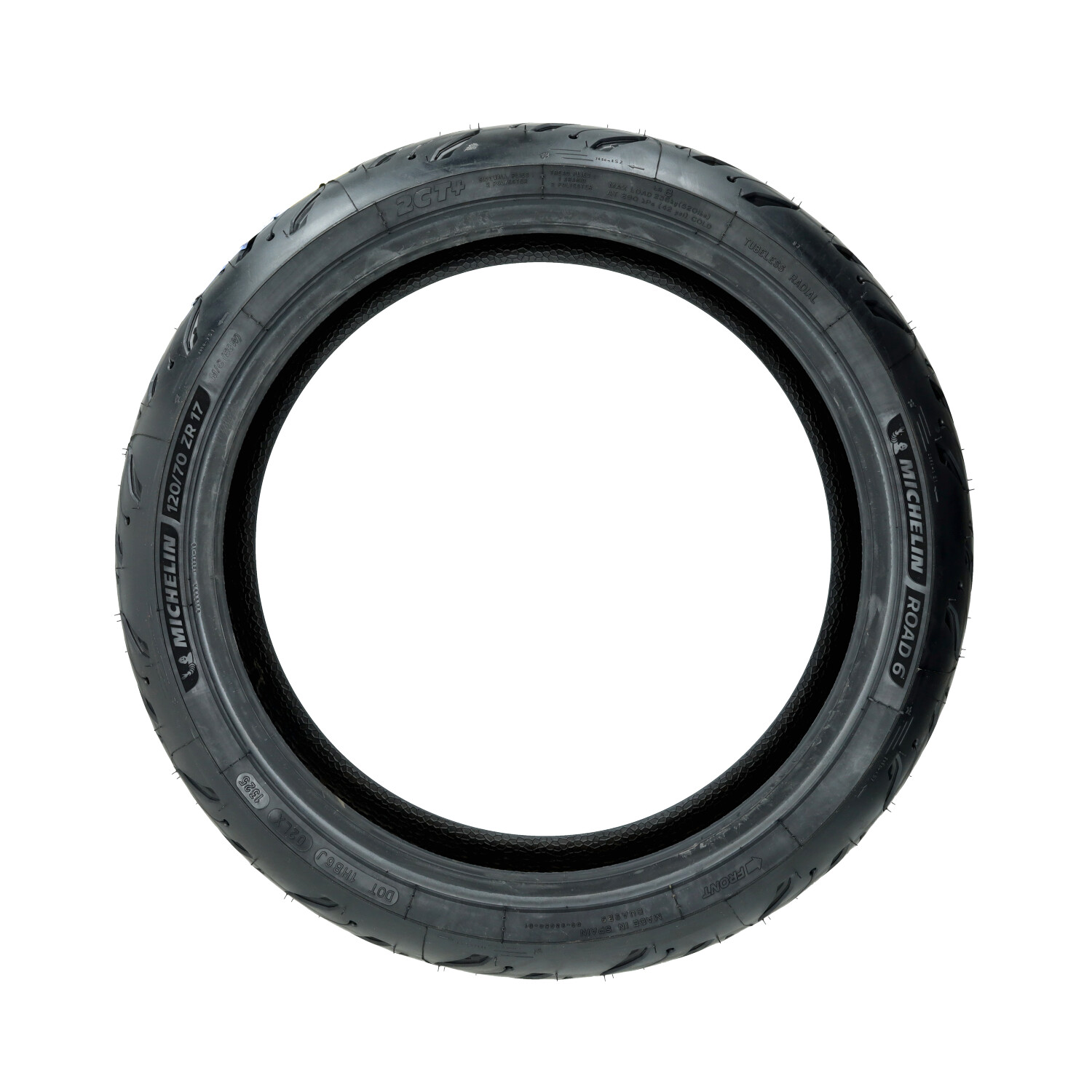 Buitenband Michelin TL wegprofiel road 6 f 120/70x17 ADV750, XADV750 830256 - Afbeelding 3