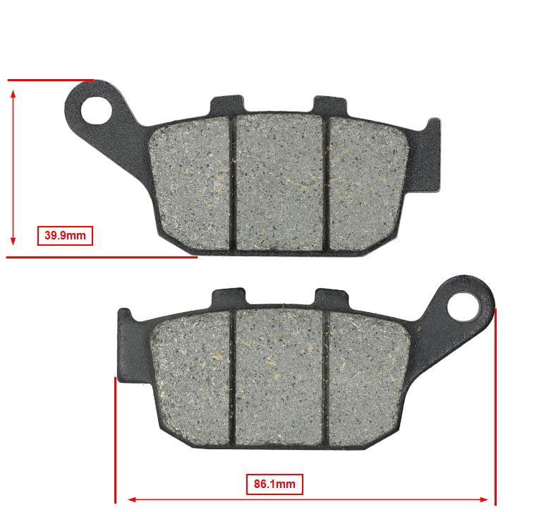 Remblokset Rms (made In Italy) Honda Achter Forza 750 , Xadv750 - Afbeelding 3