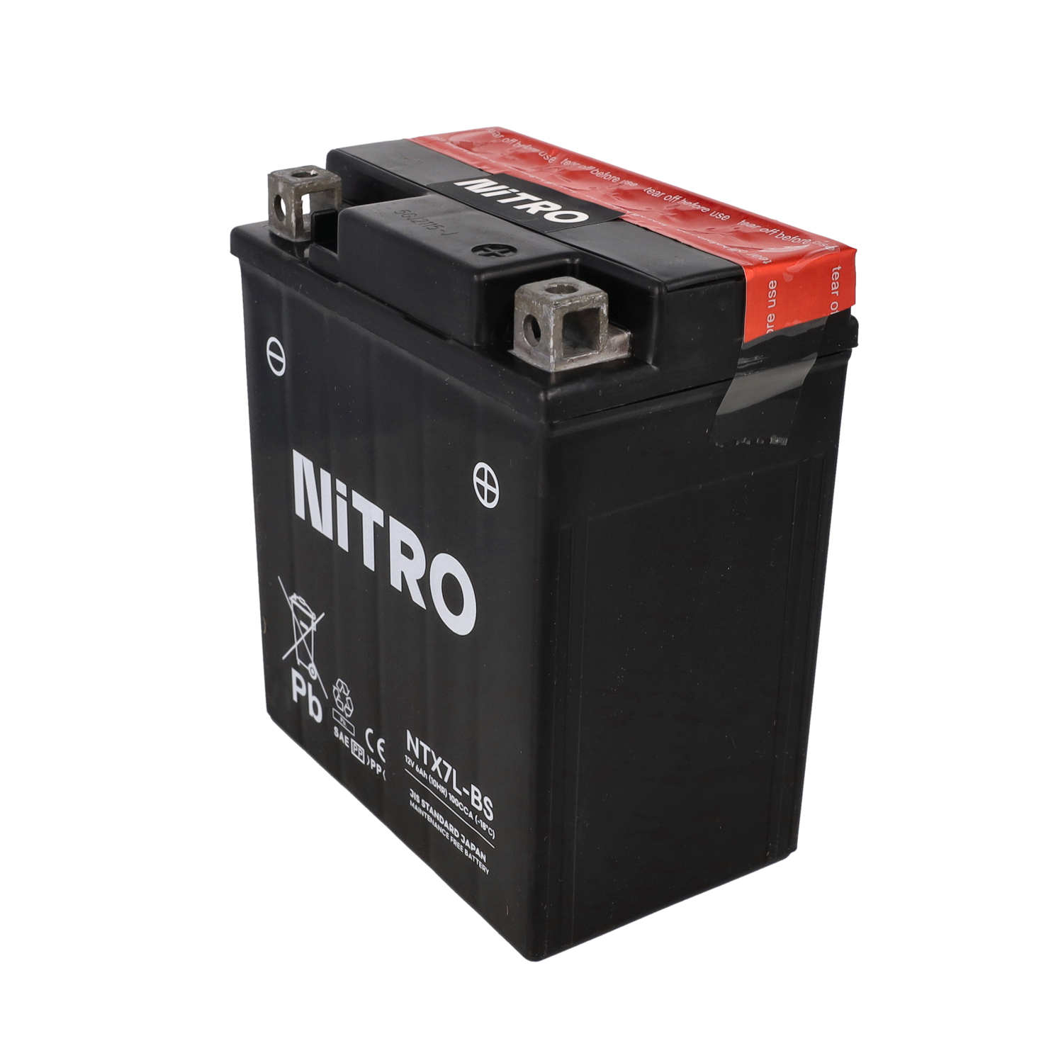 Accu Nitro Ntx7l-bs/ytx7l-bs Euro-4/5 6amp Liberty Iget, Primavera, Sprint, Zip 4t - Afbeelding 3