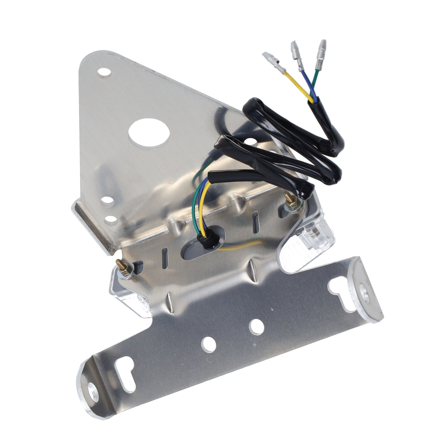 Achterlicht Dmp Led+kent Plaathouder Alu/transparant Bromfiets, Motorfiets, Universeel - Afbeelding 3