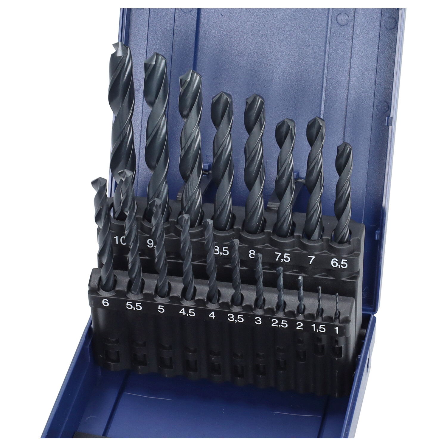 Gereedschap Borenset Metaal 1 T/m 10mm 19-delig - Afbeelding 3
