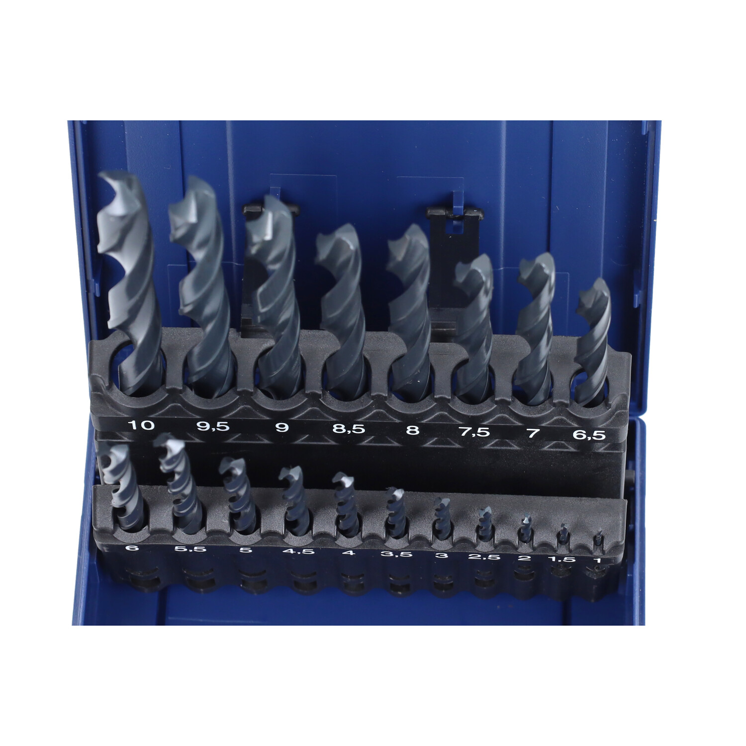 Gereedschap Borenset Metaal 1 T/m 10mm 19-delig - Afbeelding 2