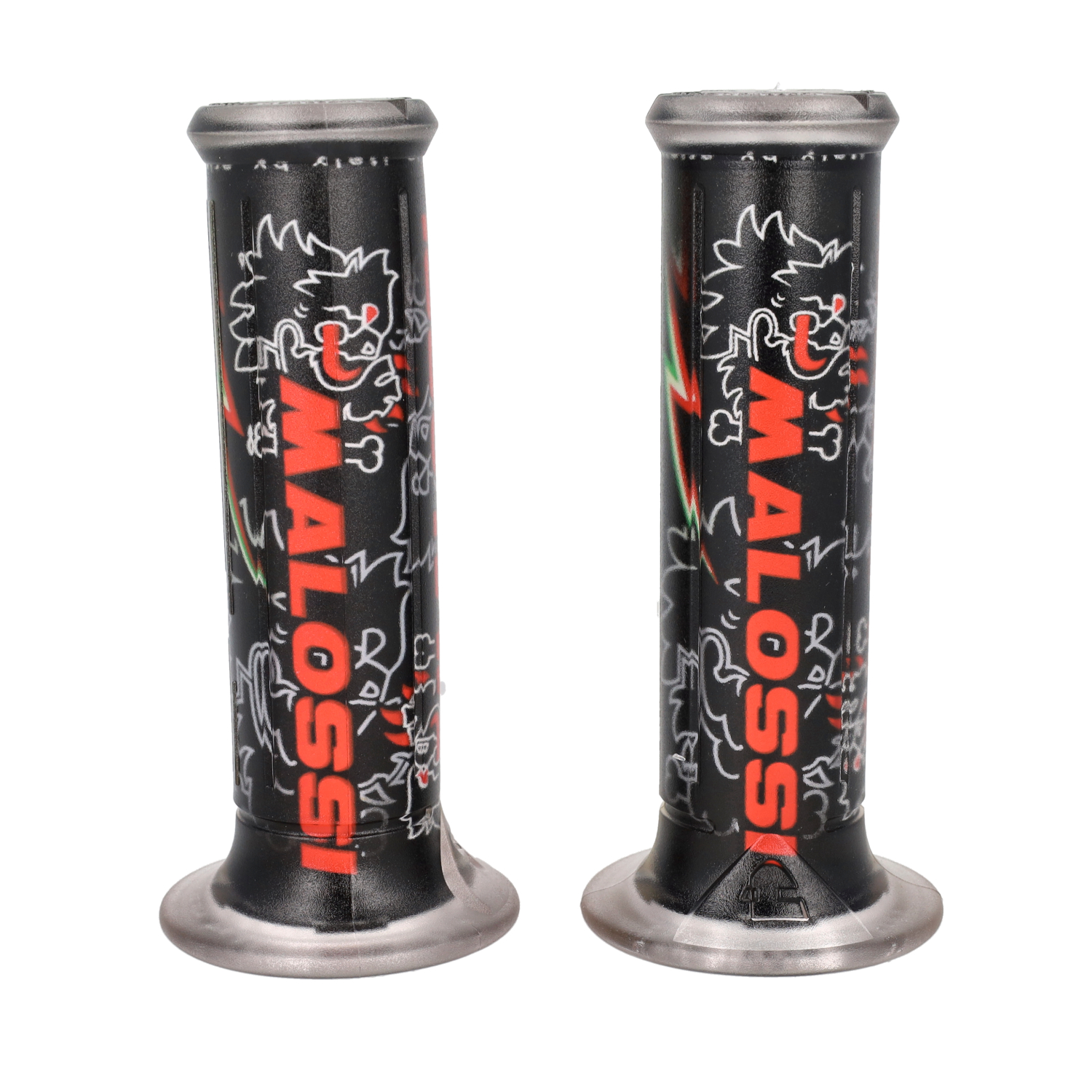 Handvatset Malossi tribal dicht zwart bromfiets, motorfiets, scooter 6919246.B0 - Afbeelding 3