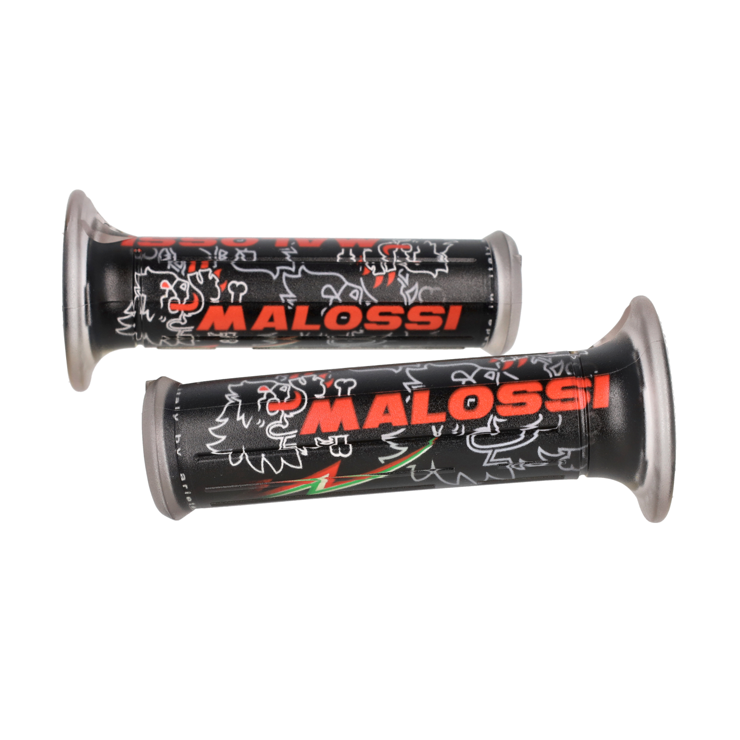 Handvatset Malossi tribal dicht zwart bromfiets, motorfiets, scooter 6919246.B0 - Afbeelding 2