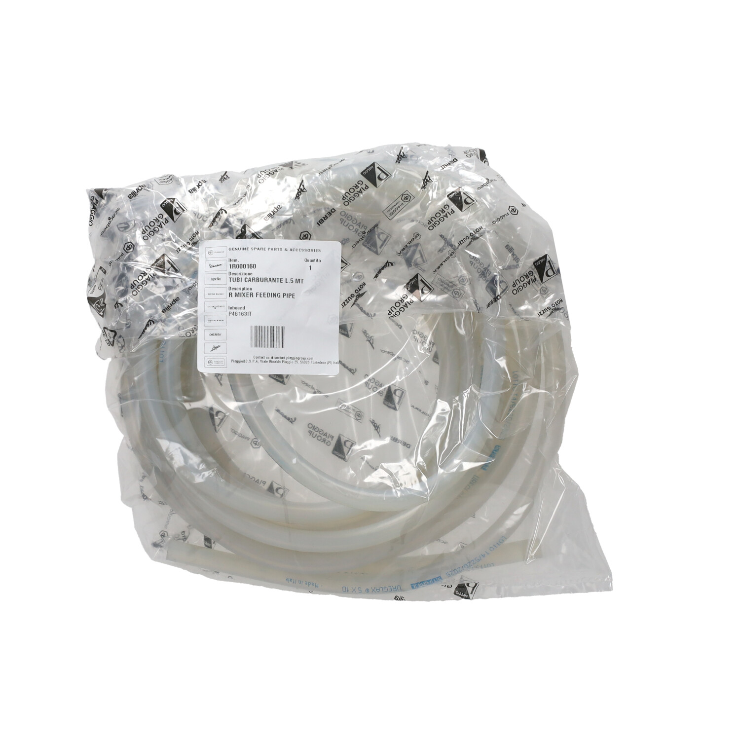 Benzineslang Piaggio Origineel 5x10mm Transparant 1r000160 - Afbeelding 3