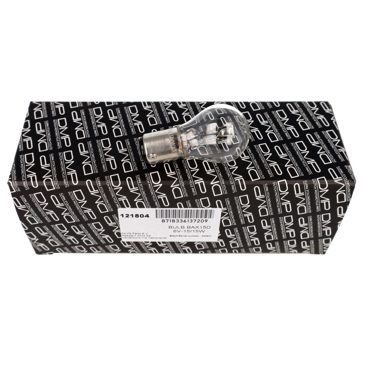 Lamp 6v Bosma 15/15w Bax15d 1pcs - Afbeelding 4