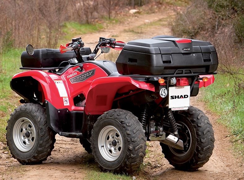 Topkoffer Shad 80l Achter Zwart Quad Atv80 - Afbeelding 6