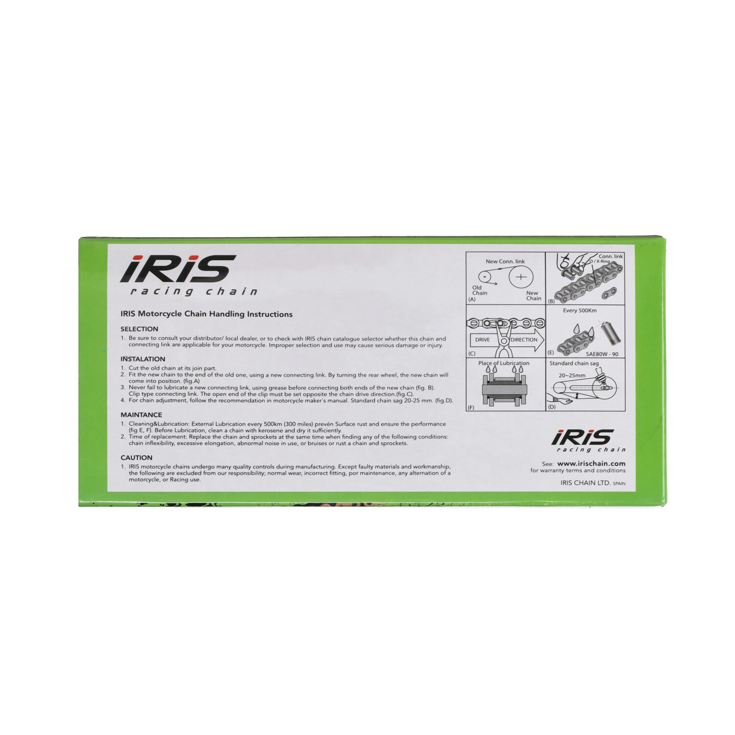 Ketting Iris 428-1/2x5/16 Sport Rxp 134sch Goud - Afbeelding 2